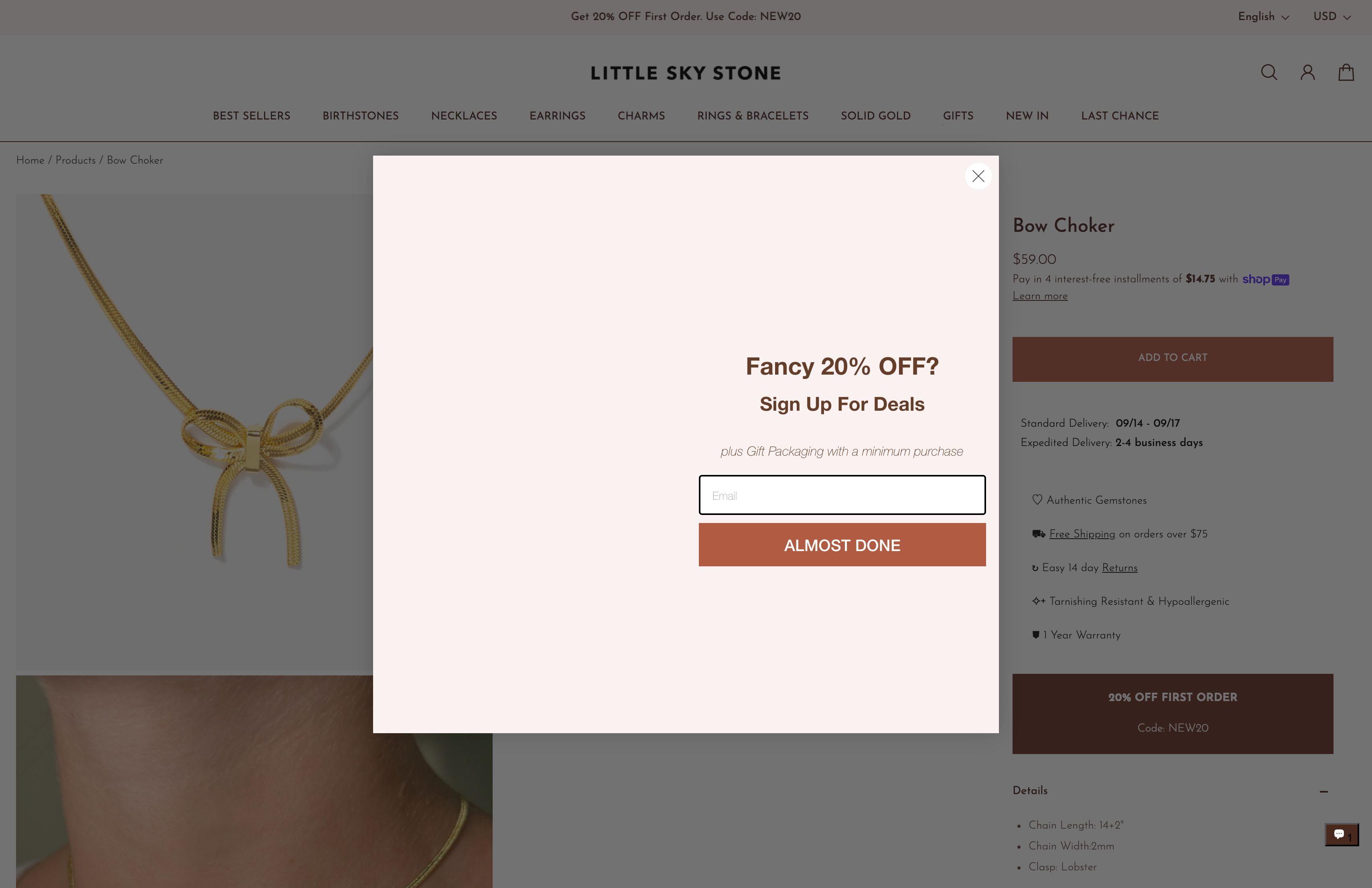 Little Sky Stone: Shifting on Shopify 2.0 & elevating UI/UX  screenshot 4