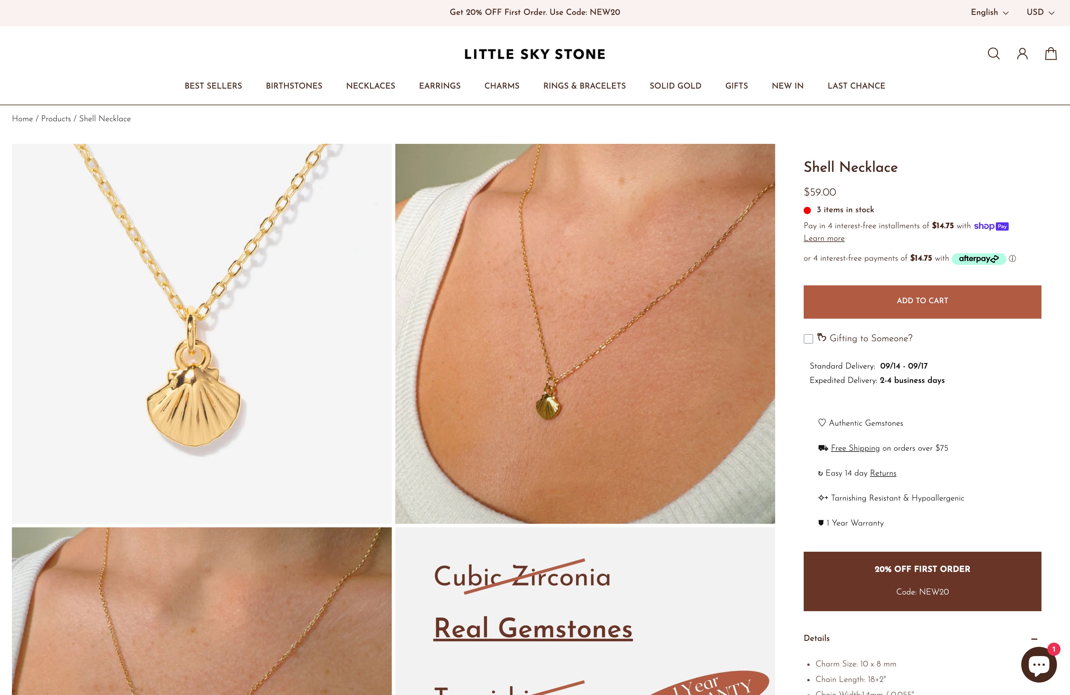 Little Sky Stone: Shifting on Shopify 2.0 & elevating UI/UX  screenshot 3