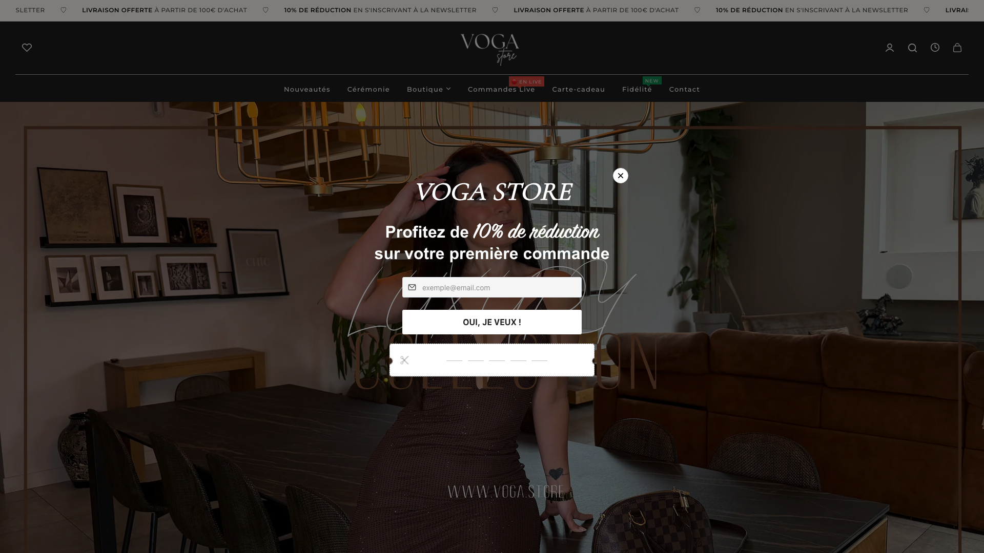 Voga Store — Une boutique moderne pour une marque mode tendance