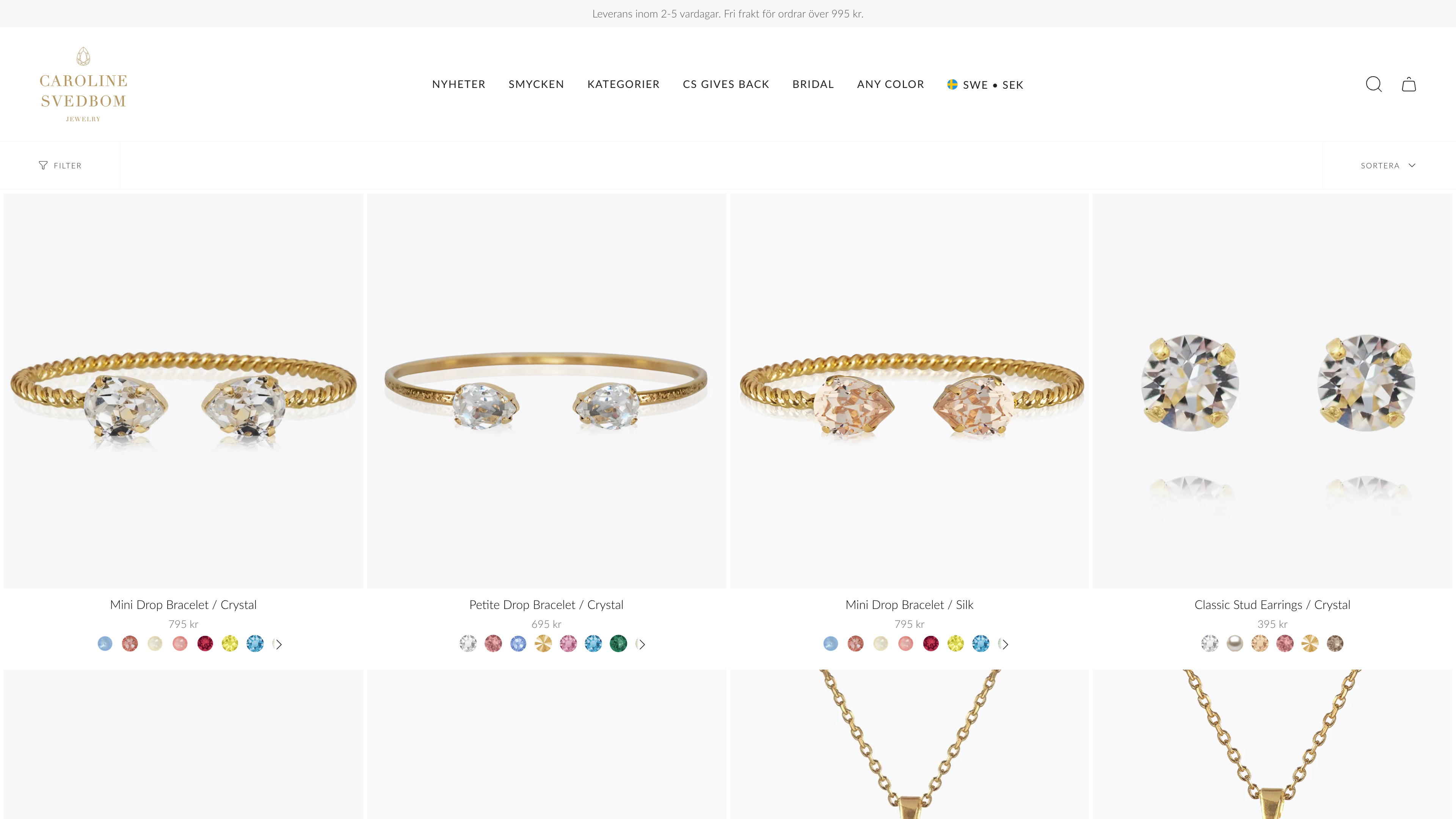 Broadcast theme redesign: Caroline Svedbom screenshot 2