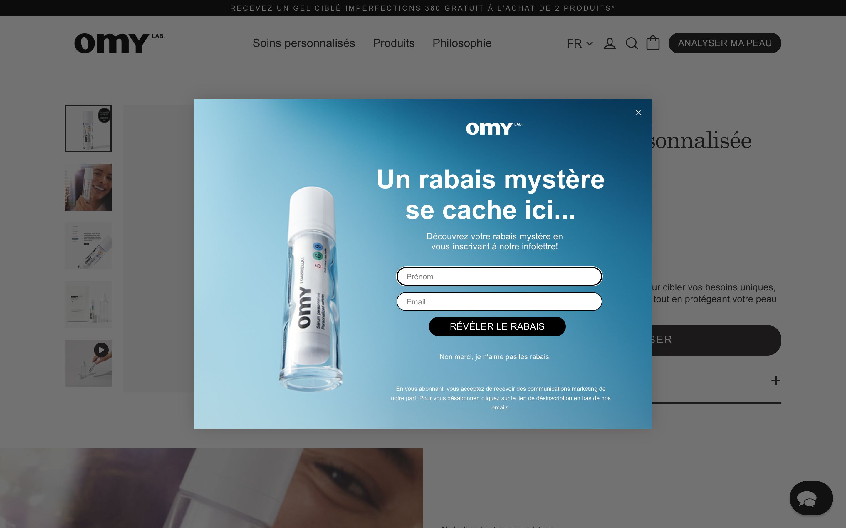 Revolutionizing the industry with personalization - Omy Laboratoires screenshot 6