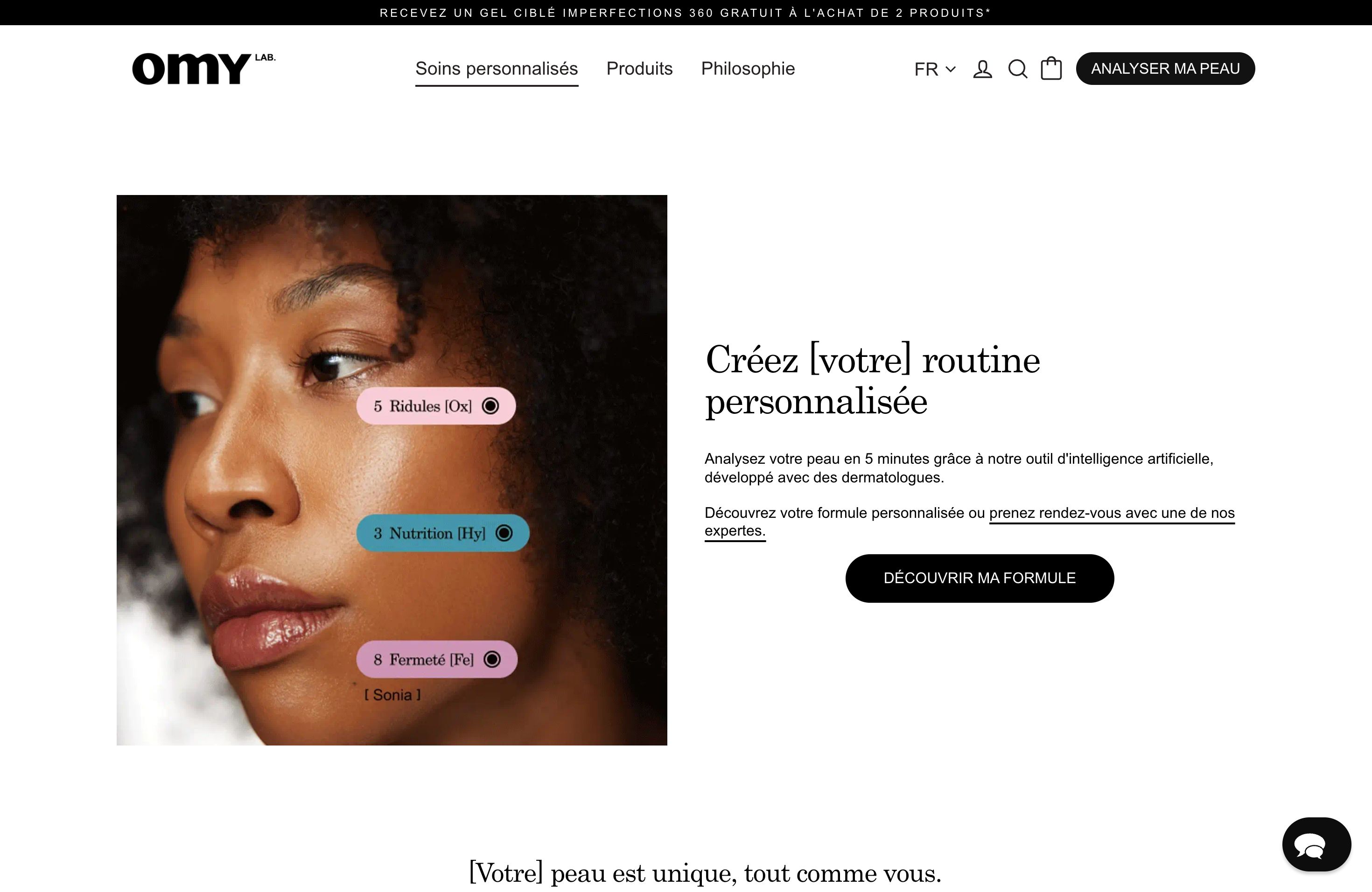 Revolutionizing the industry with personalization - Omy Laboratoires screenshot 2