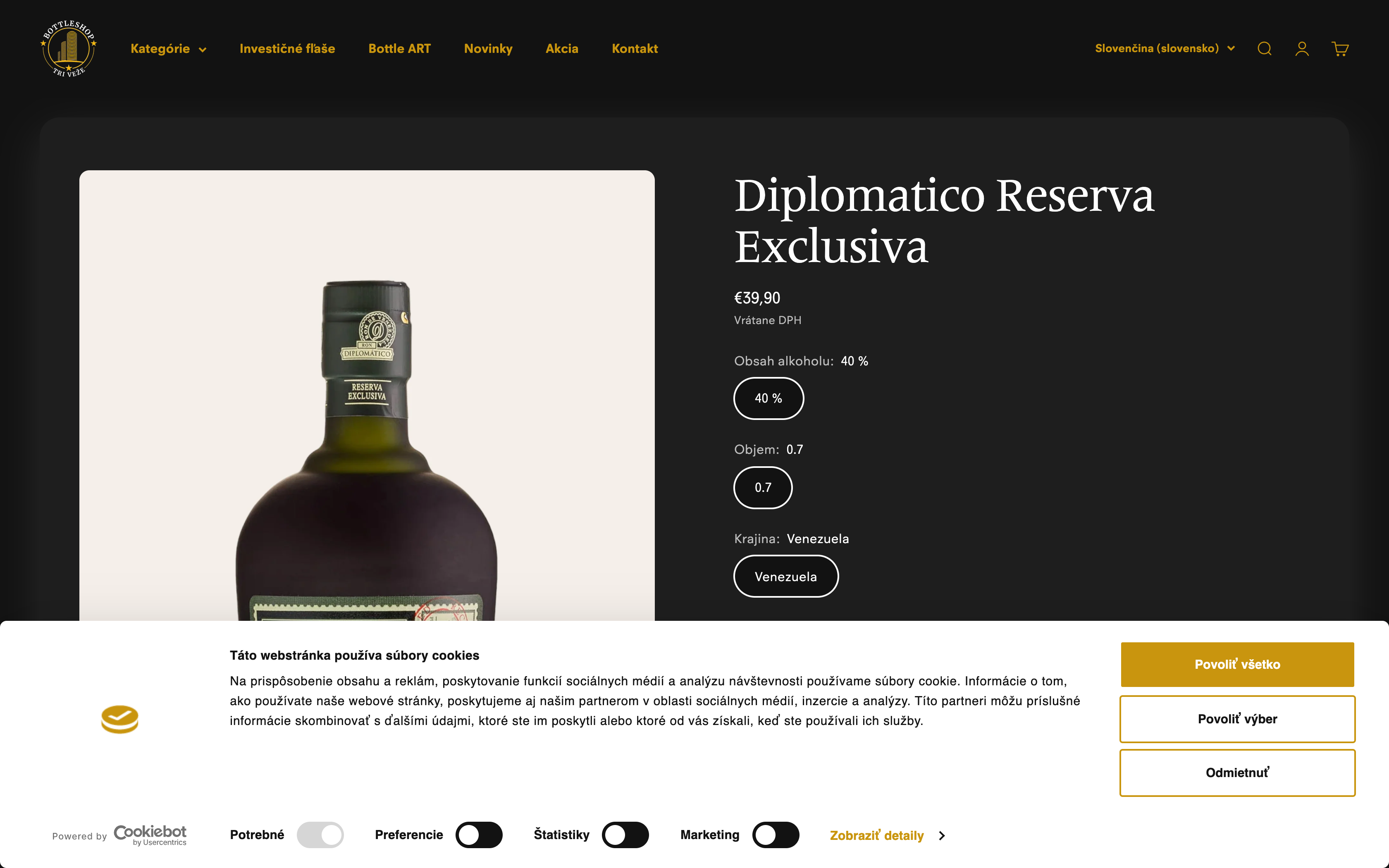 Comprehensive Store Development for Bottleshop 3veže