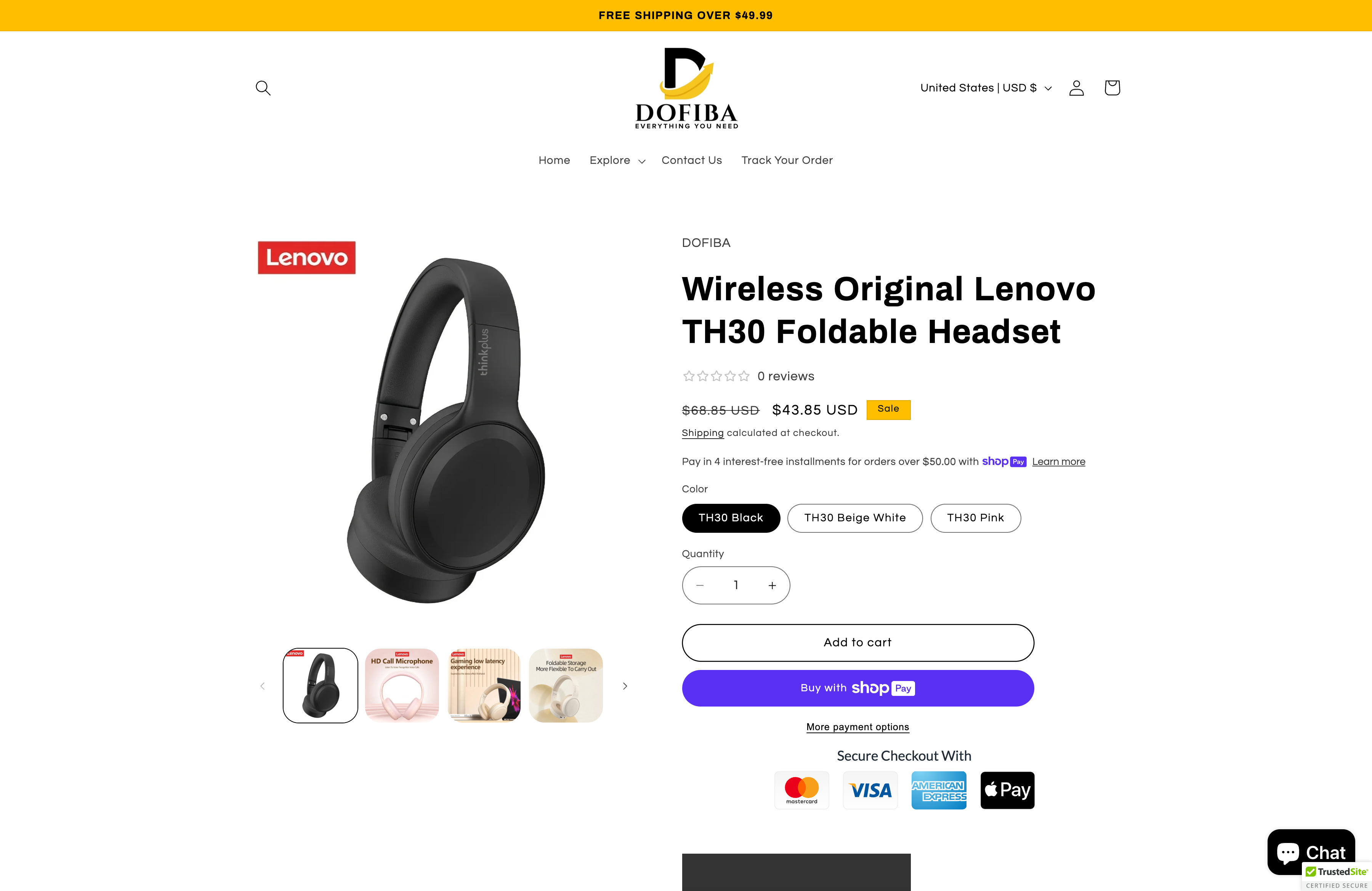 Dofiba - Dynamic Multi-Product E-Commerce Store screenshot 4