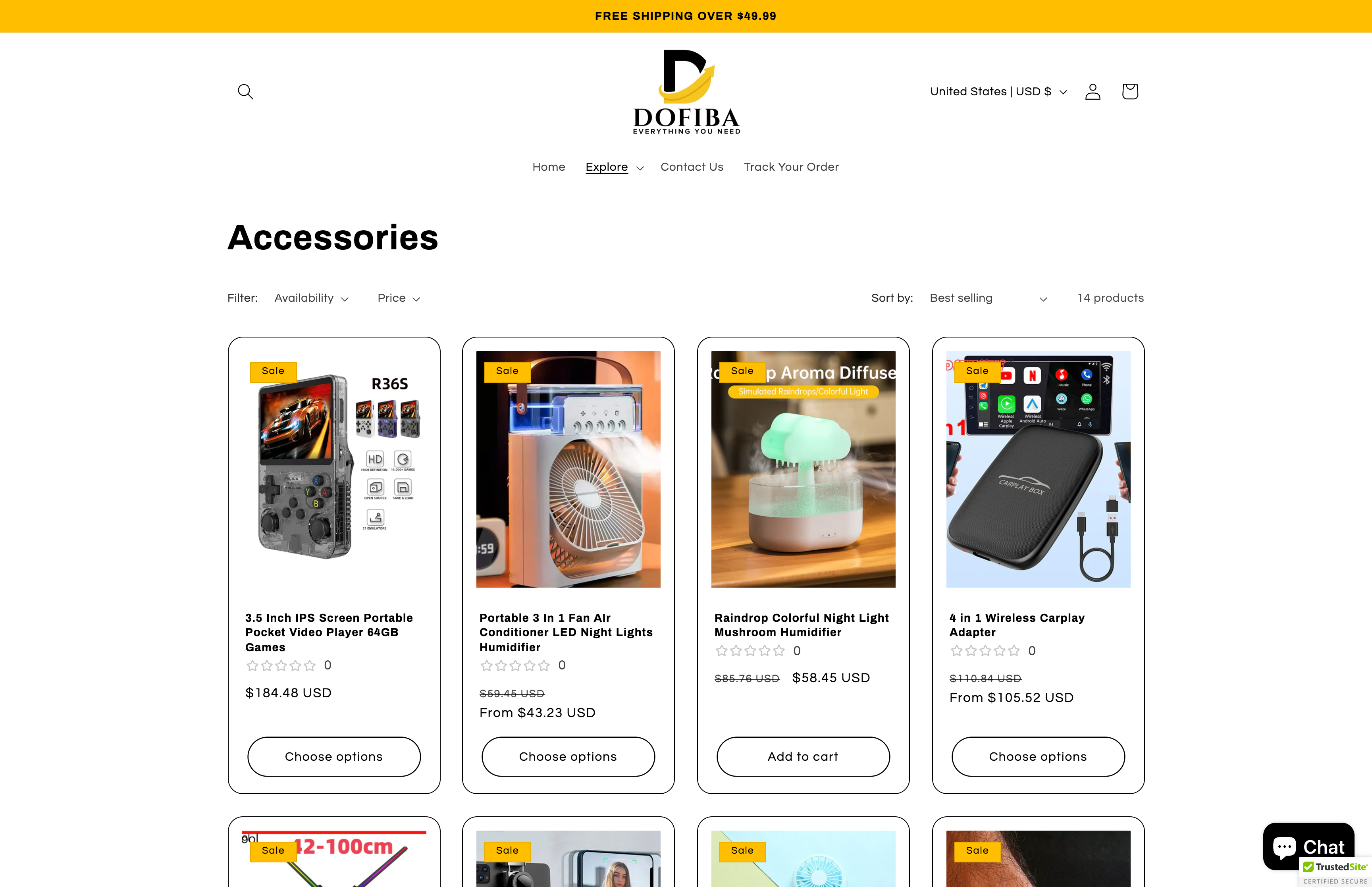 Dofiba - Dynamic Multi-Product E-Commerce Store screenshot 3