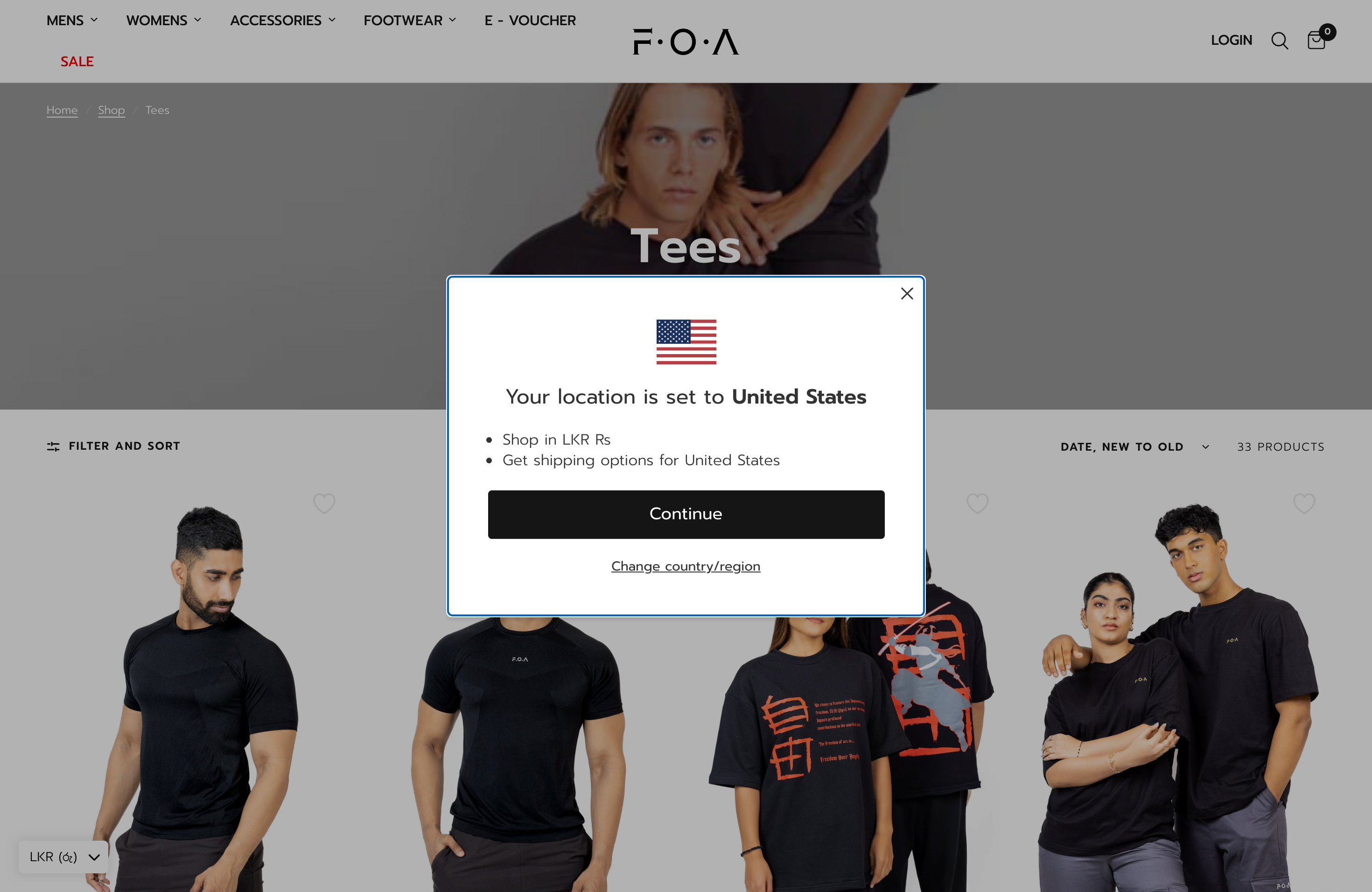 FOA Clothing | Clothing Brand Shopify Website screenshot 4