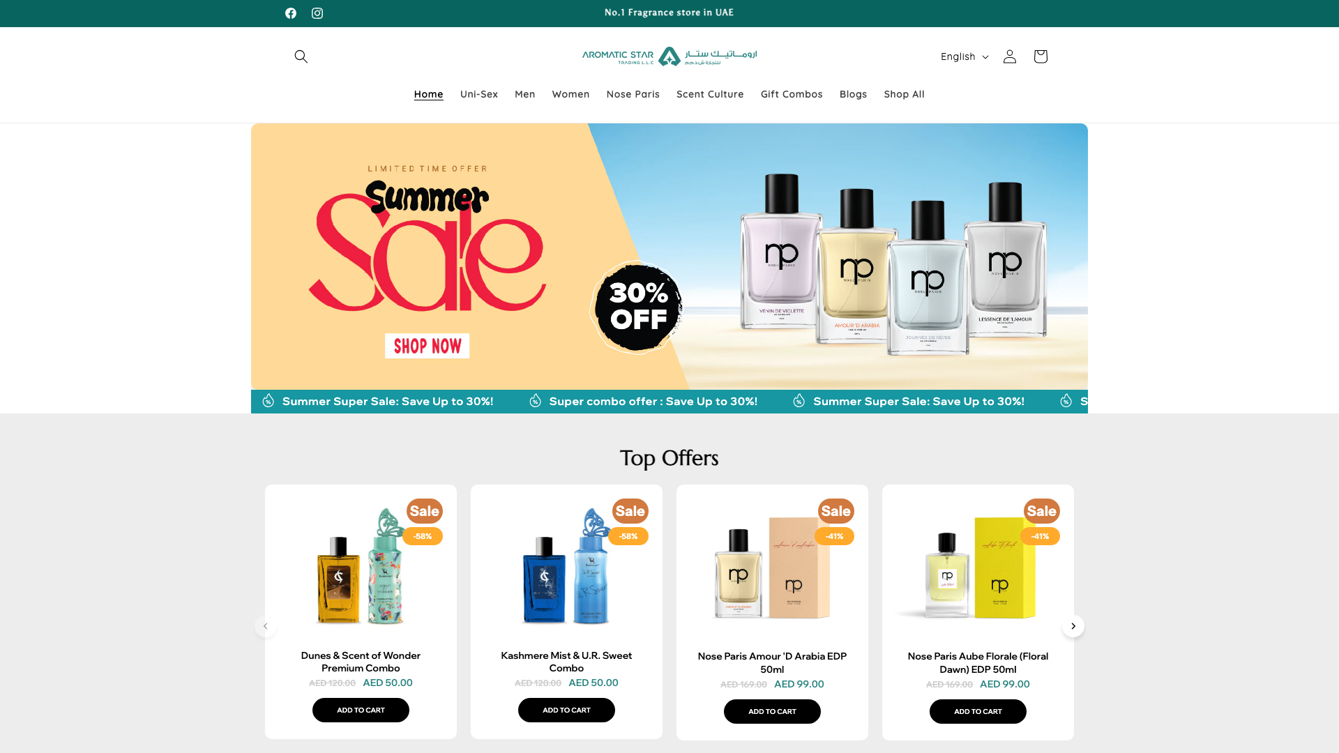 No.1 Fragrance store in UAE.