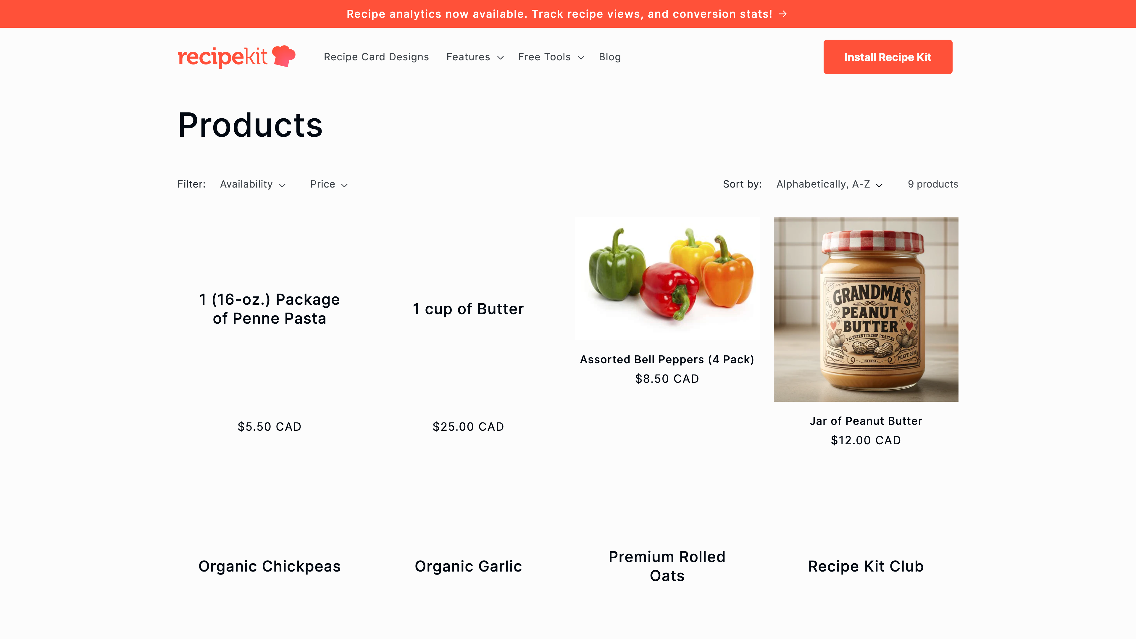 Recipe Kit for Shopify screenshot 2