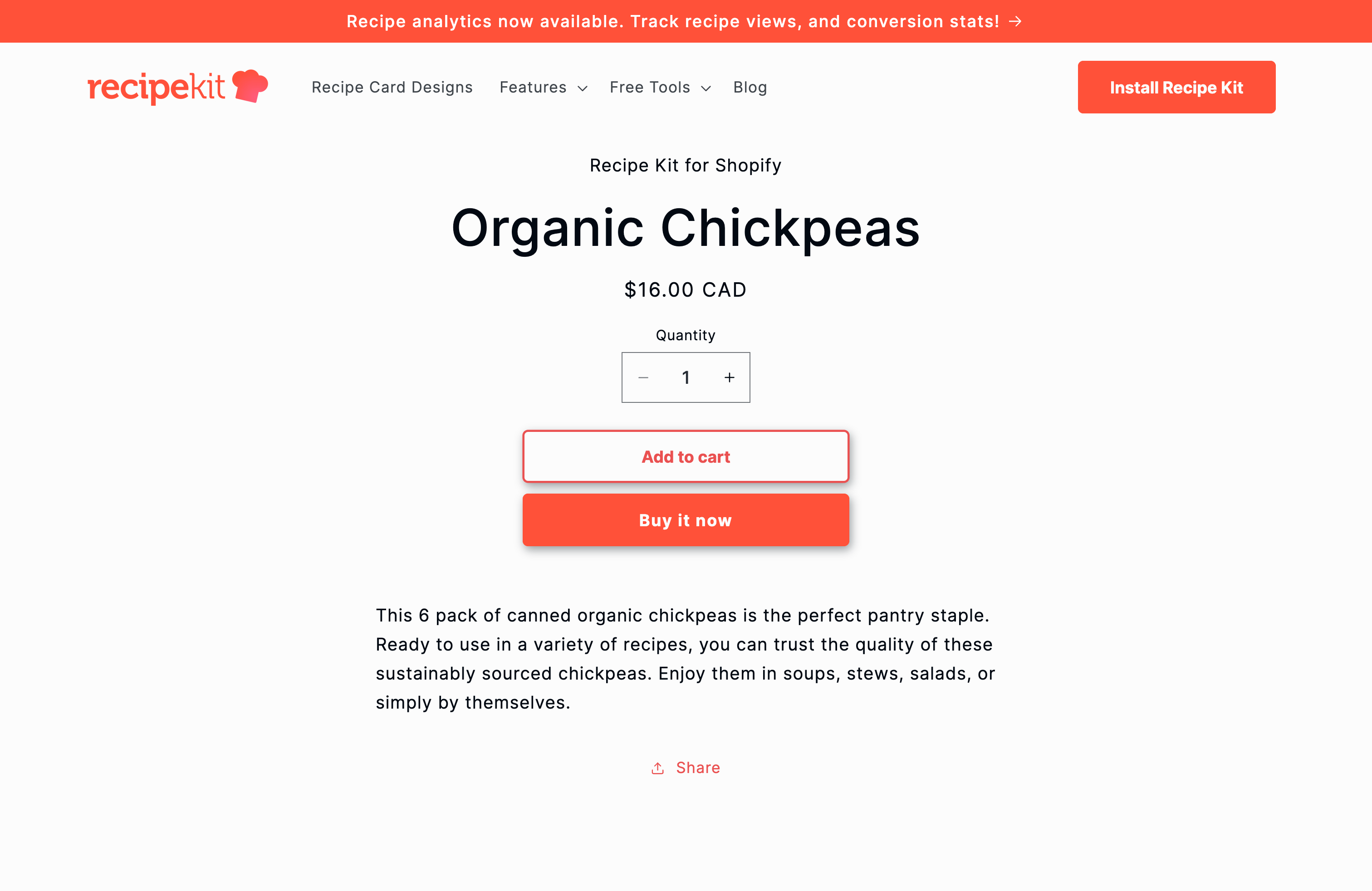 Recipe Kit for Shopify screenshot 4