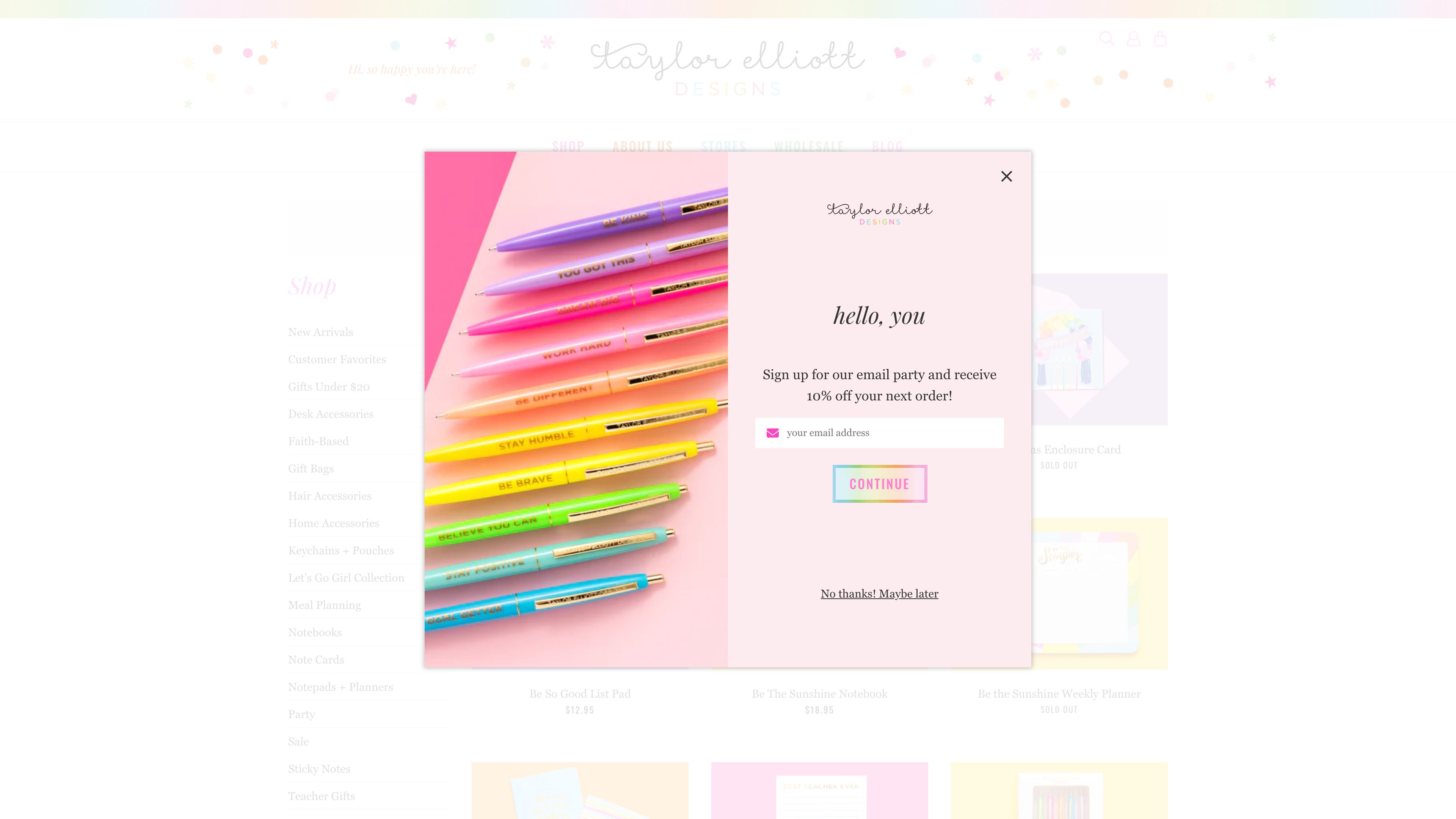 Taylor Elliott Designs screenshot 6