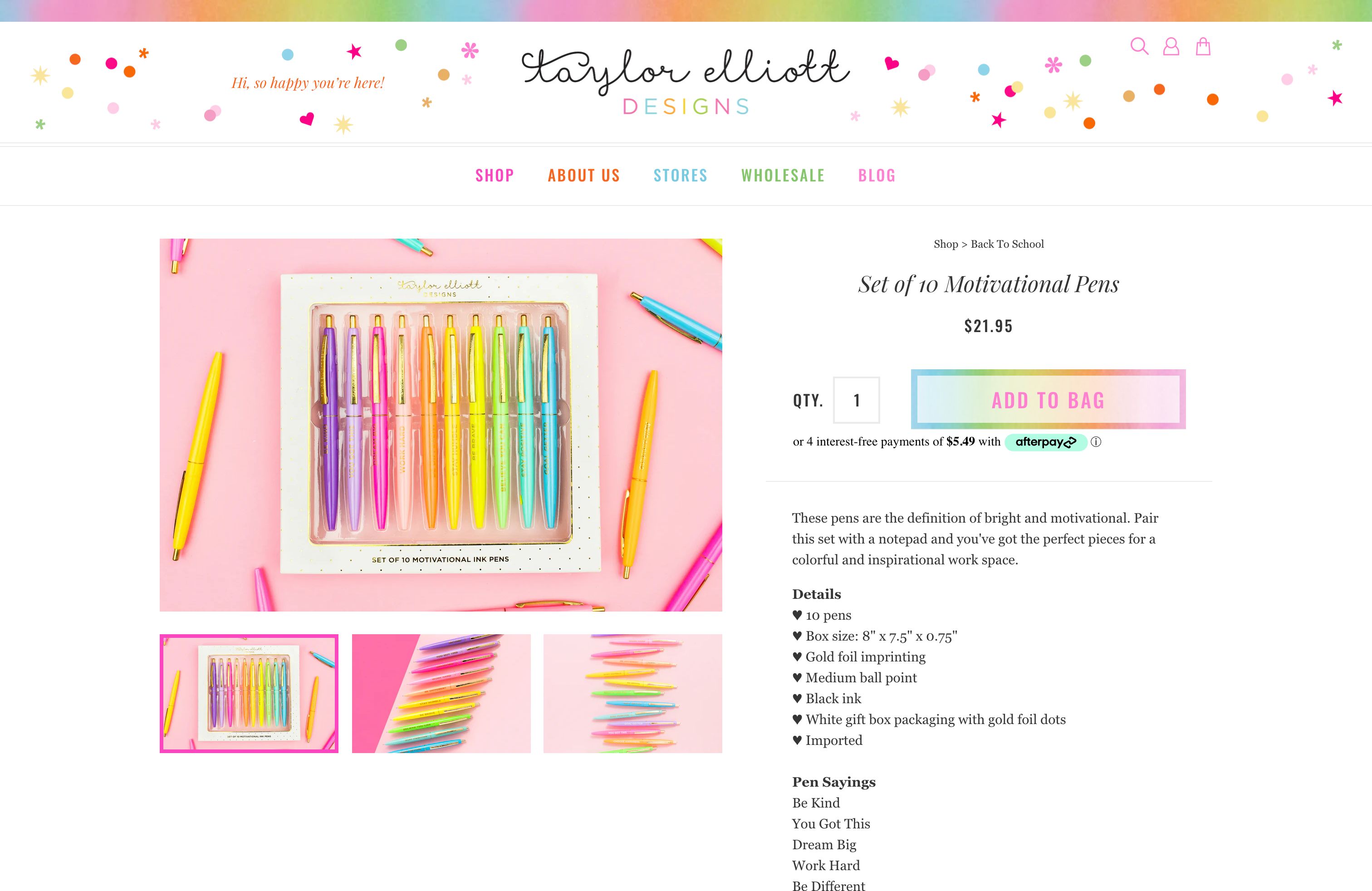 Taylor Elliott Designs screenshot 3