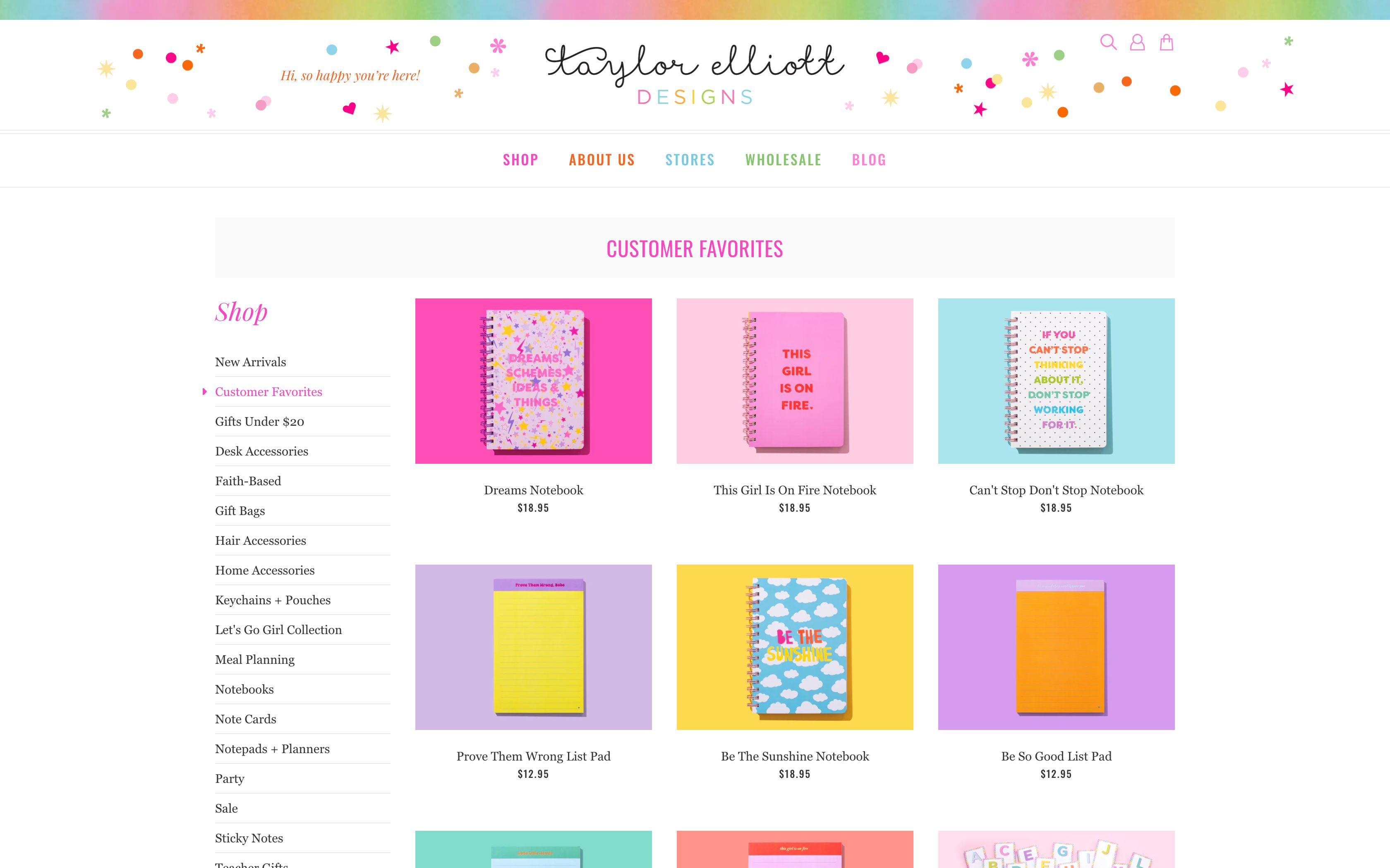 Taylor Elliott Designs screenshot 5