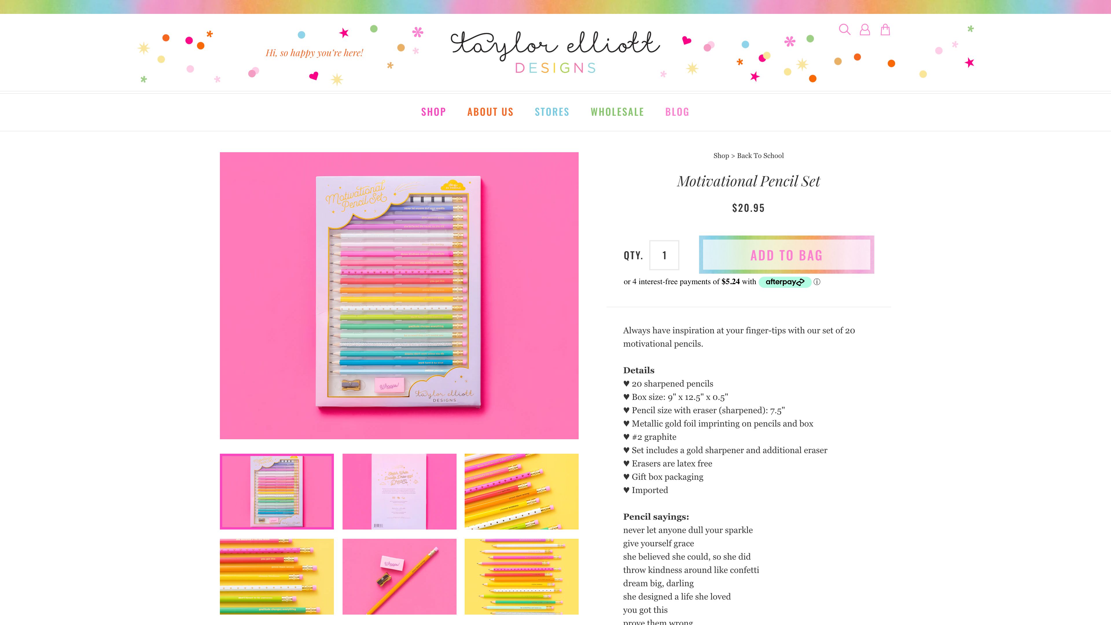 Taylor Elliott Designs screenshot