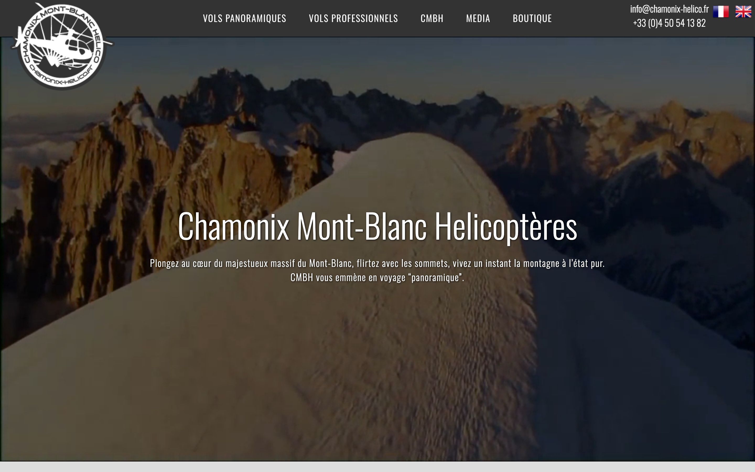 Chamonix Mont-Blanc Hélicoptères: Online Store & Helicopter Tours Presentation