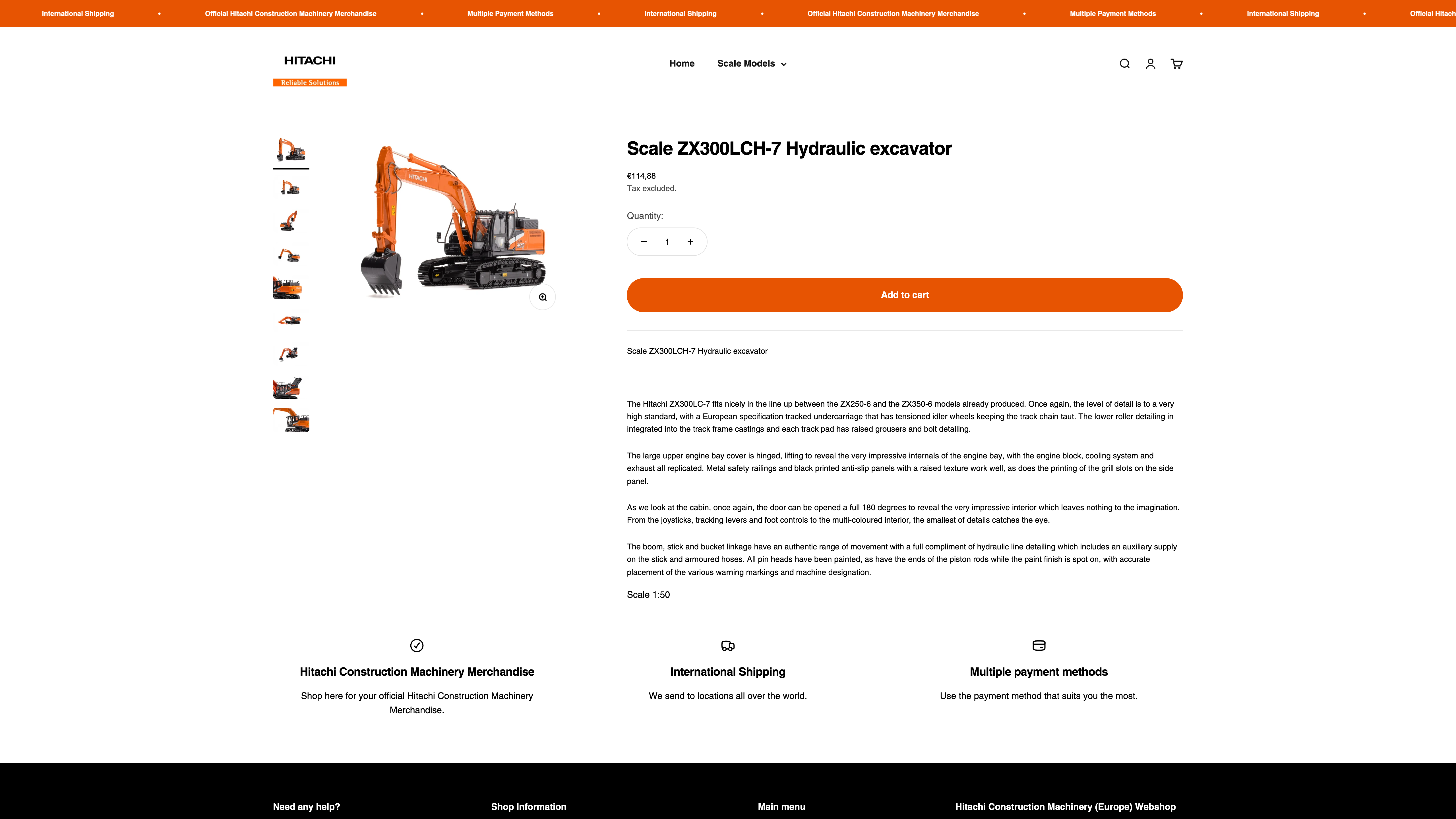 De Hitachi Merchandise Webshop screenshot 5
