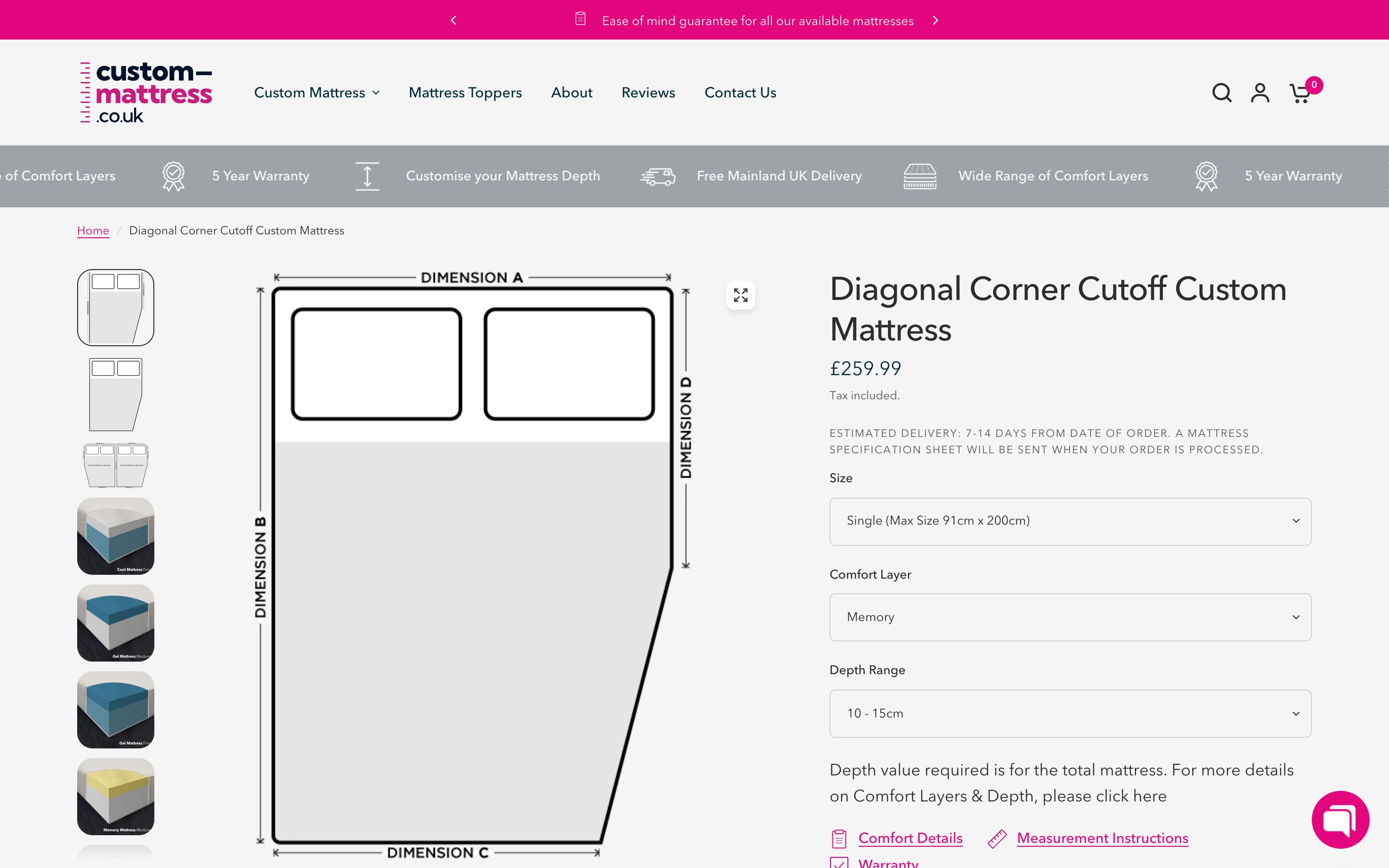 Trade Beds Direct - Custom Mattress screenshot 3