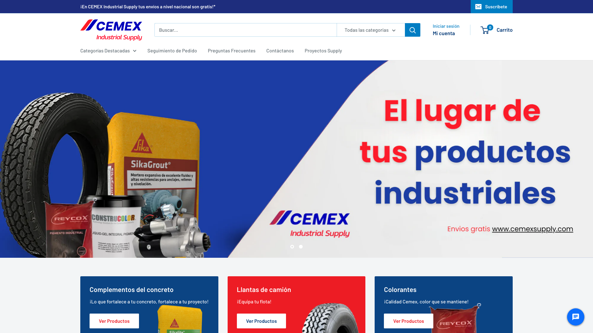 Migración y mejoras a CEMEX Supply