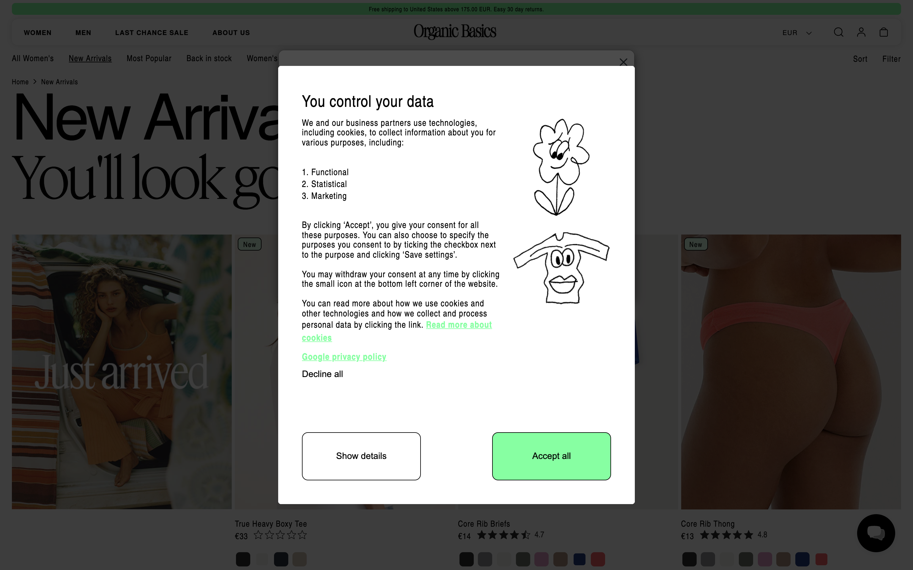 Organic Basics screenshot 2