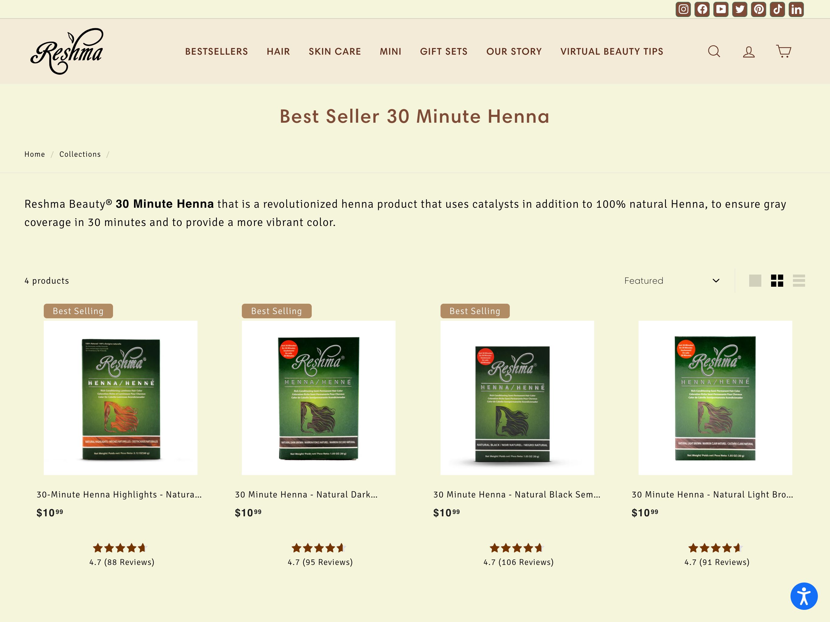 Reshma beauty screenshot 2