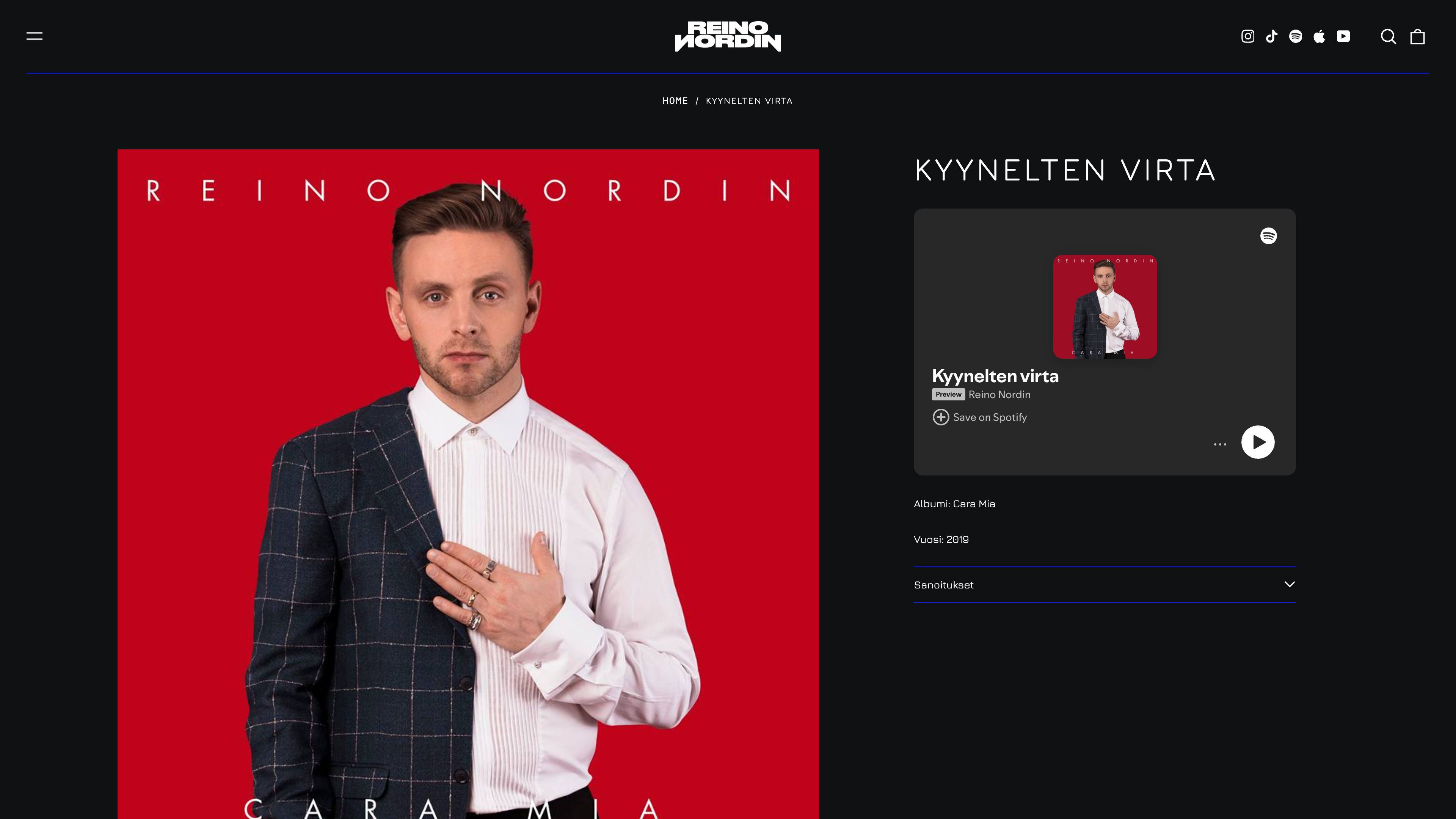 Reinonordin.com reform from Woocommerce to Shopify screenshot 5
