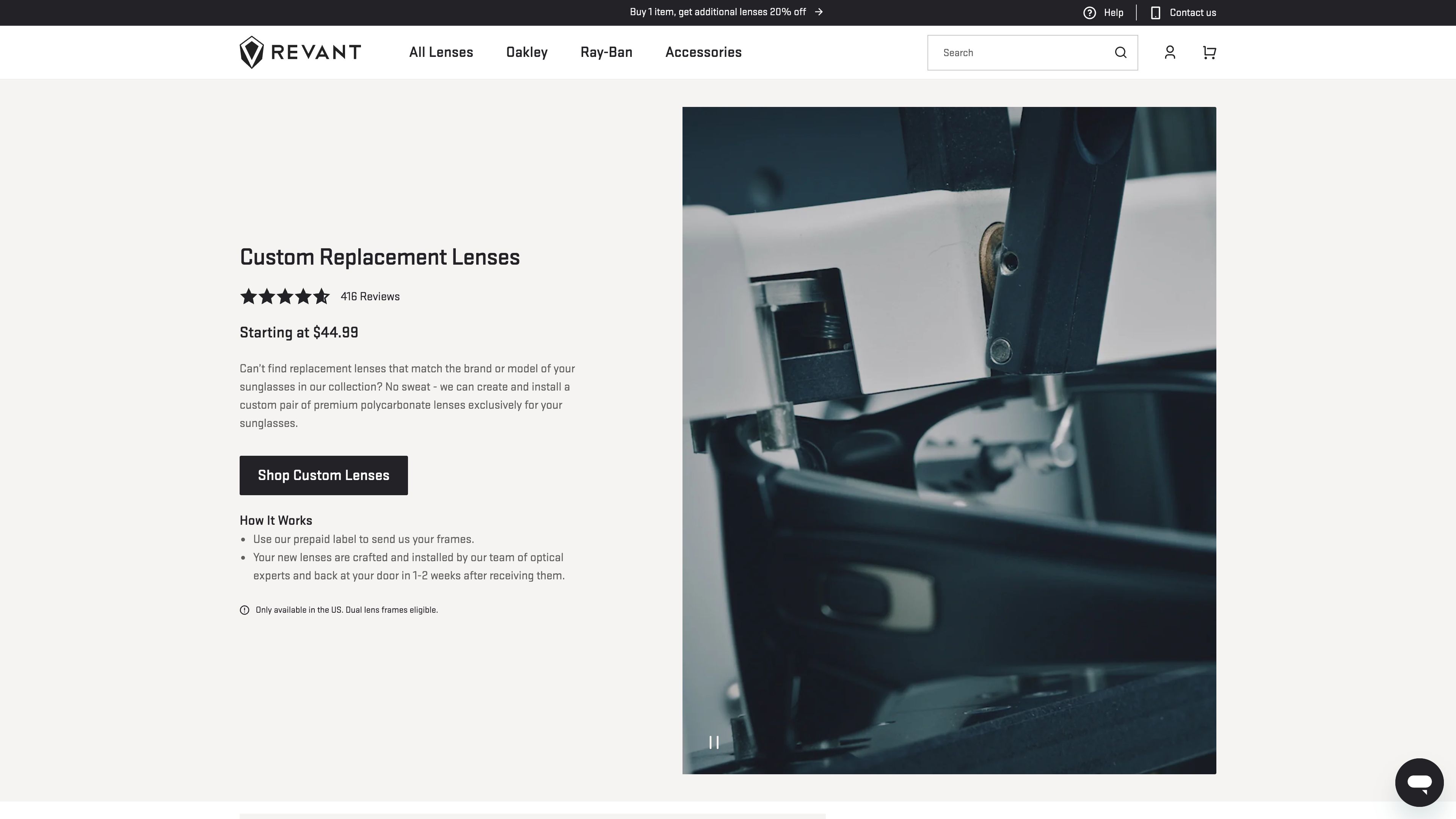 Shopify Optimization for Revant Optics screenshot 4