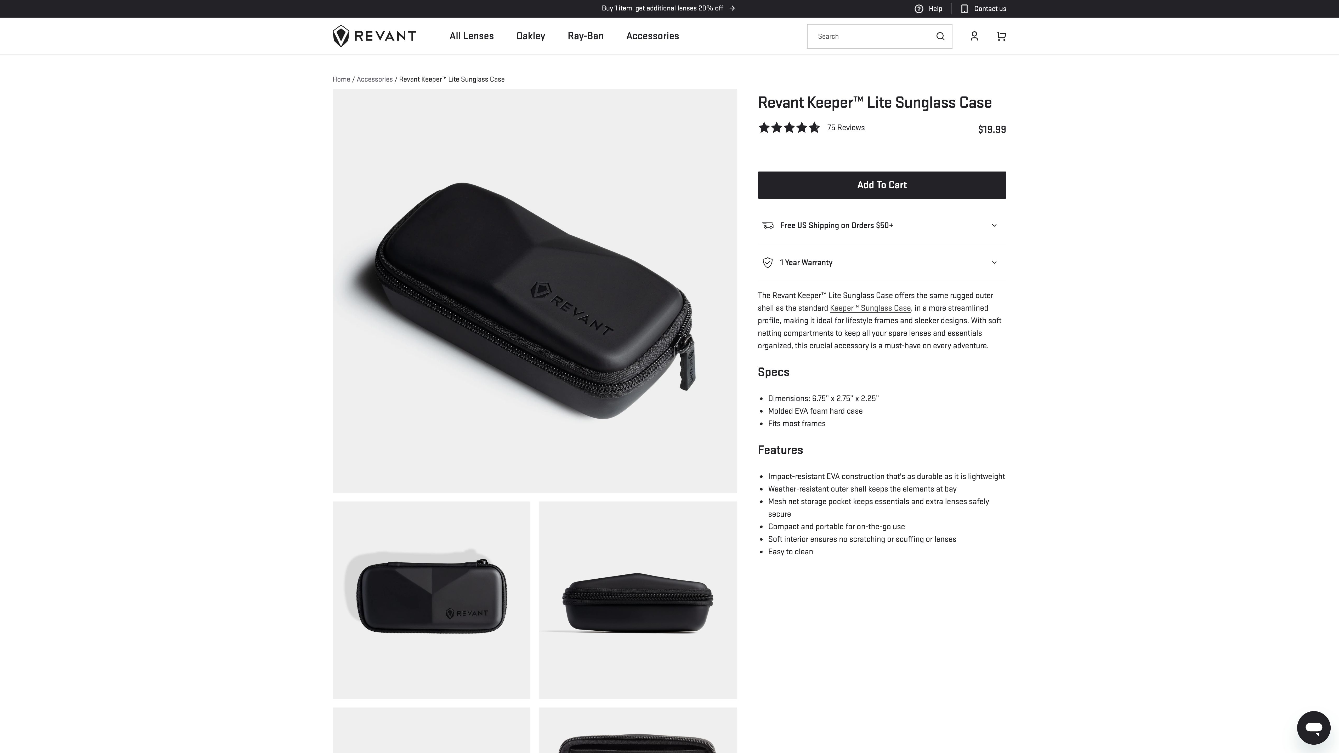 Shopify Optimization for Revant Optics screenshot 3