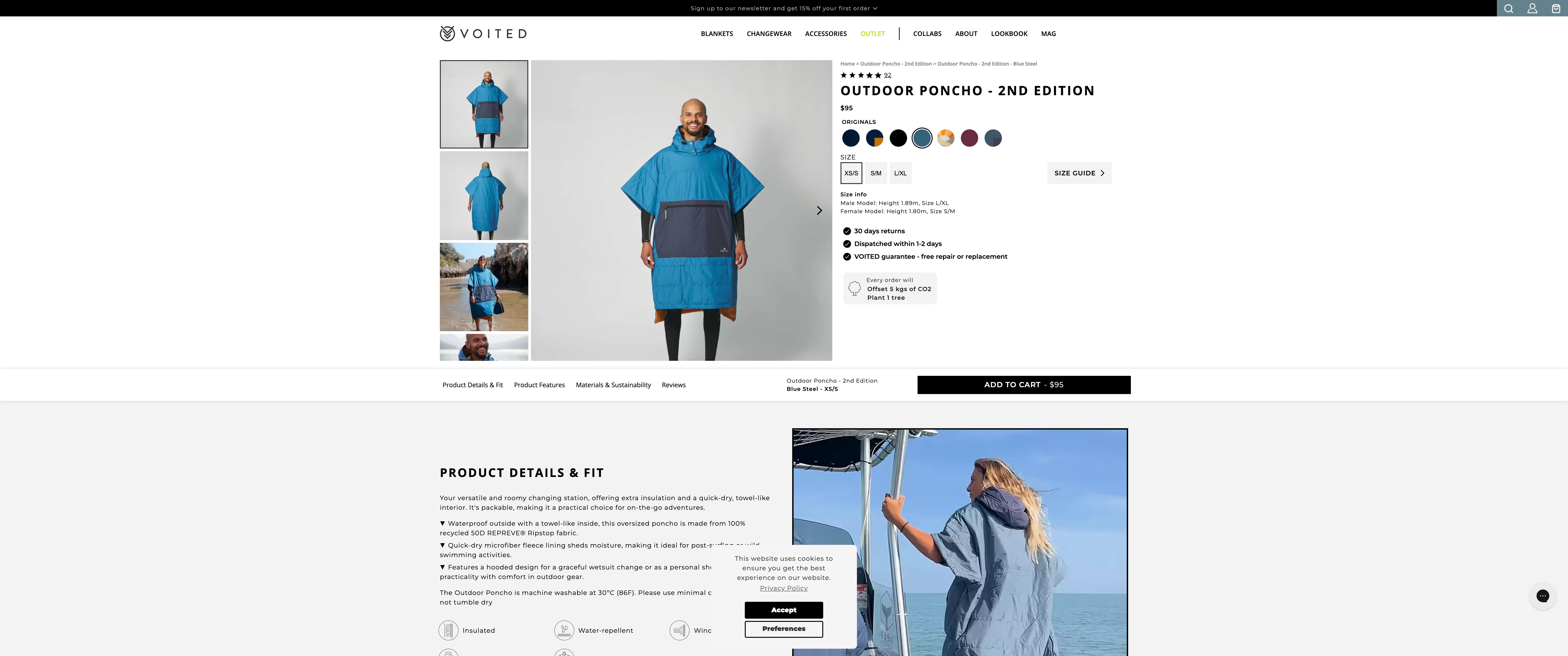 VOITED - Camping Blankets & Outdoor Gear Ecommerce Success screenshot 3