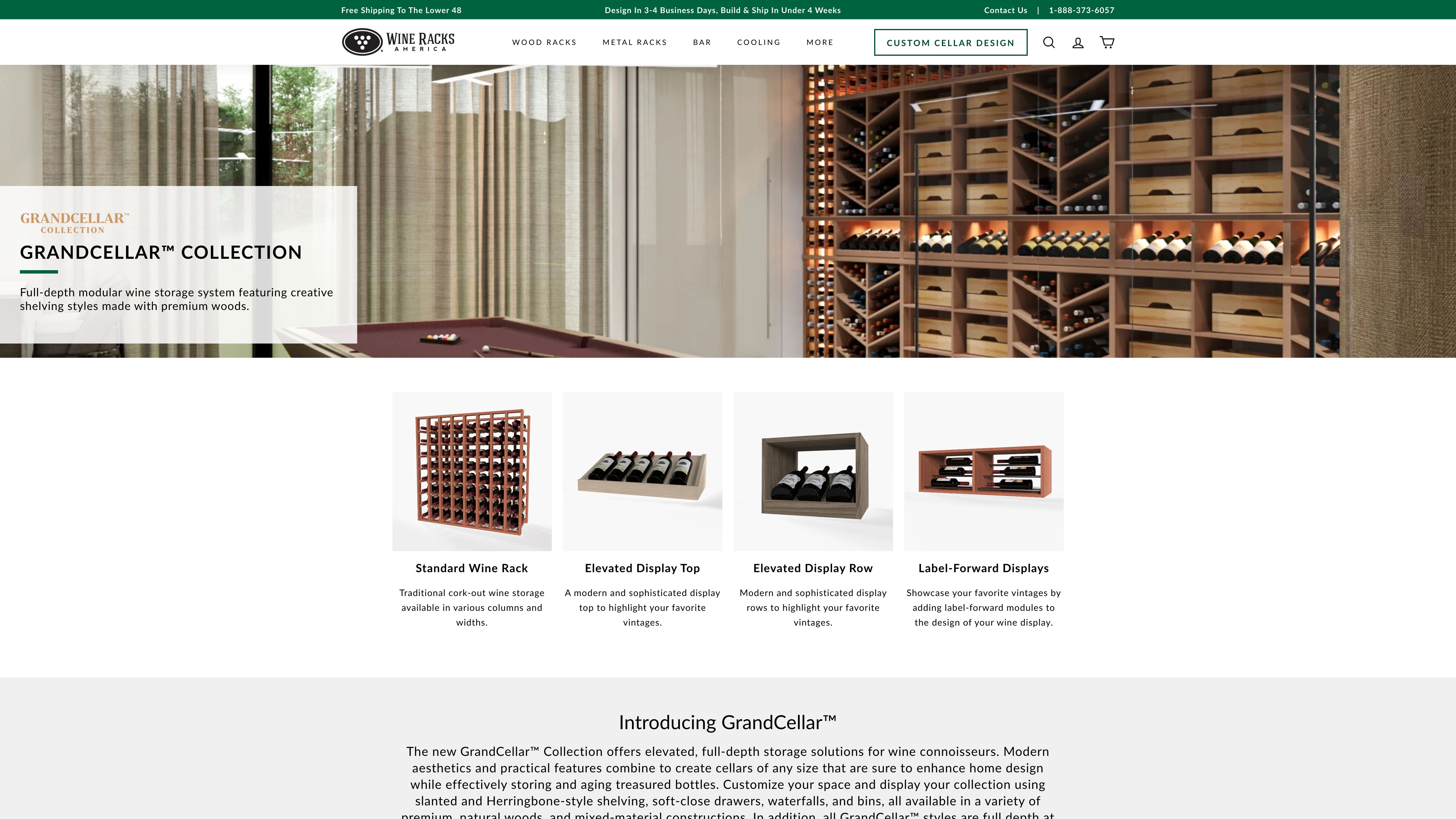 Wineracksamerica - Shopify Plus Website Development screenshot 4