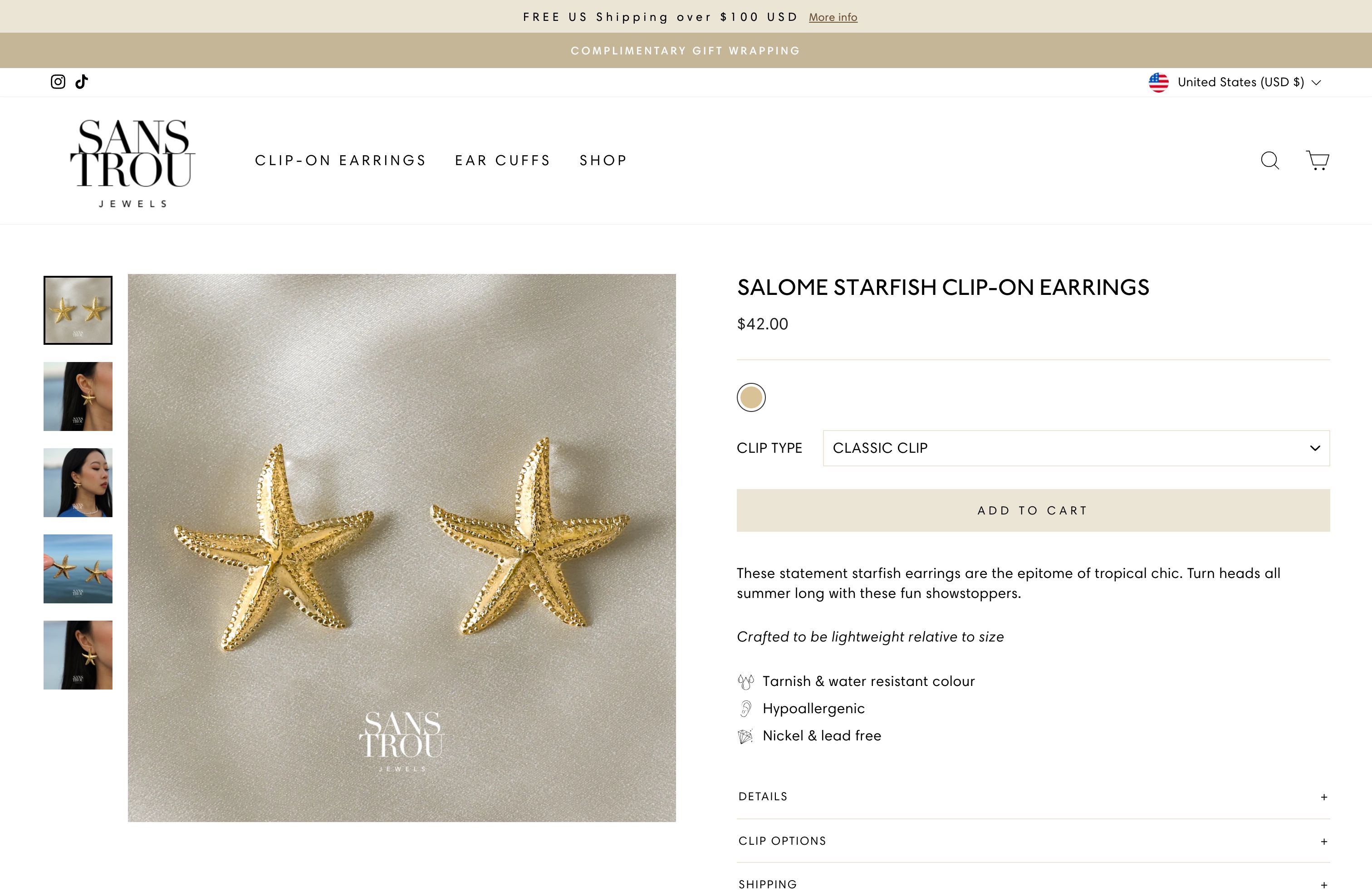  SANS TROU JEWELS screenshot 2