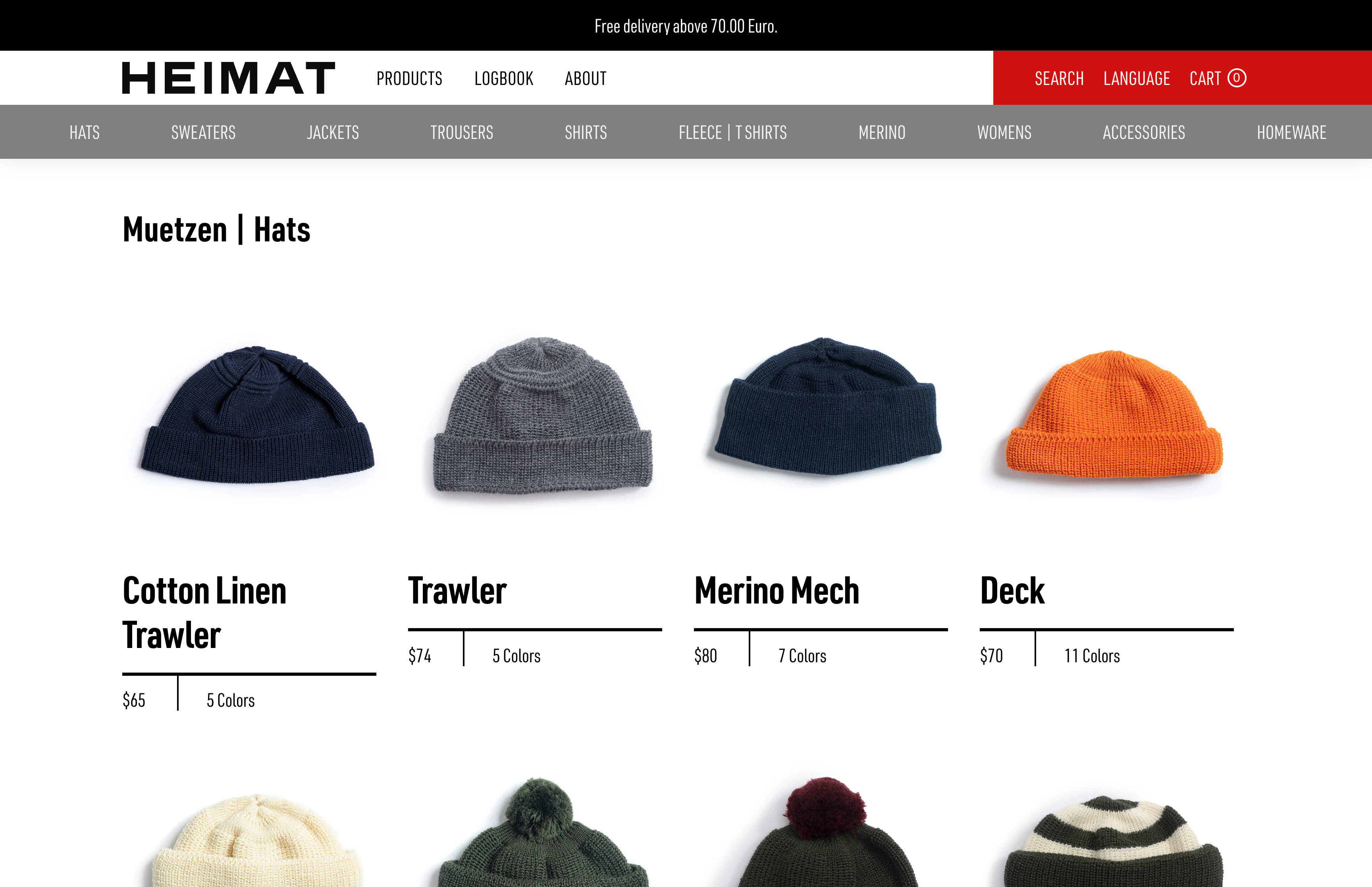 👕 Heimat Textil screenshot