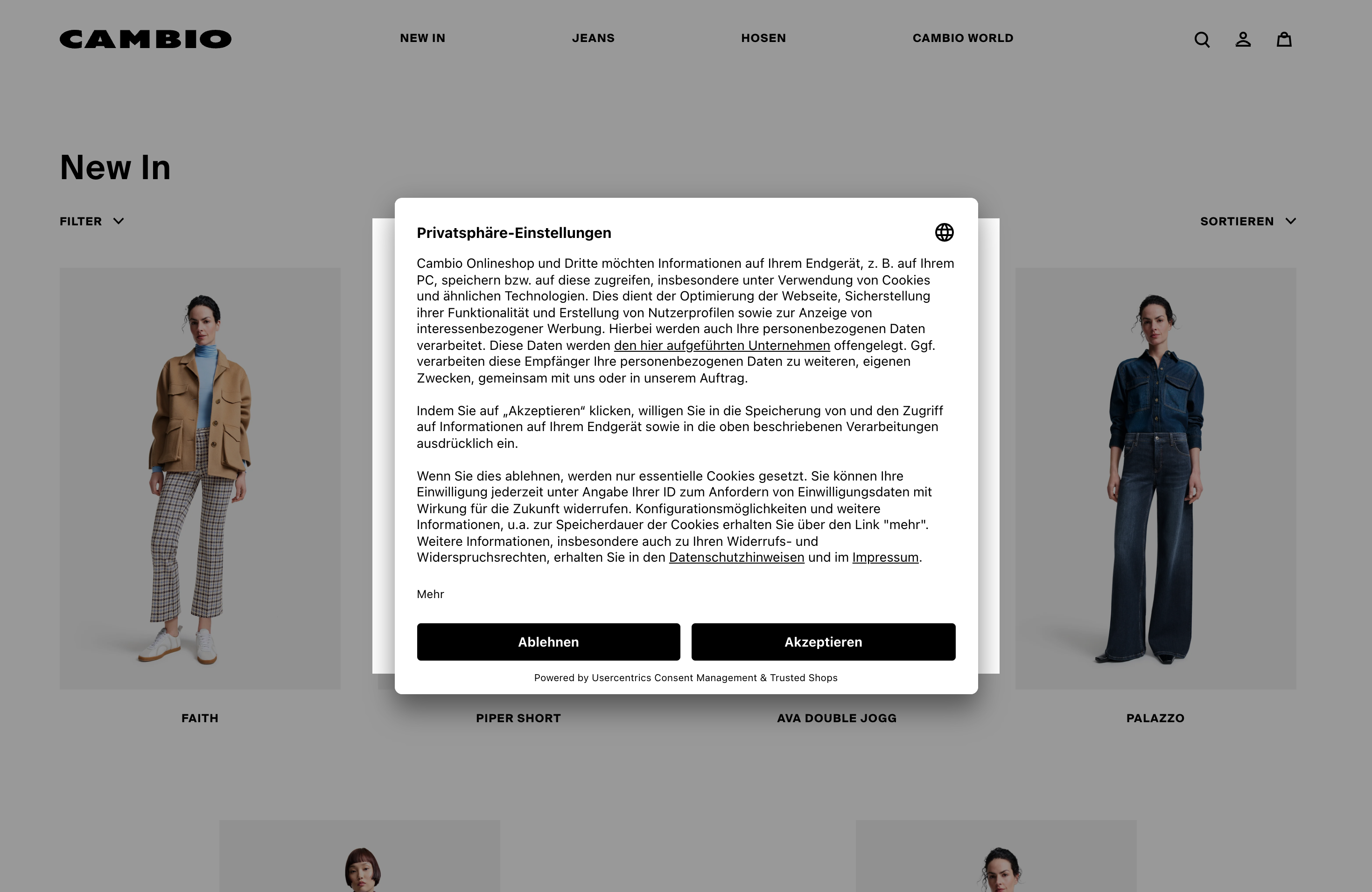 Cambio - Einstieg ins D2C Geschäft mit dem ersten eigenen Shop screenshot