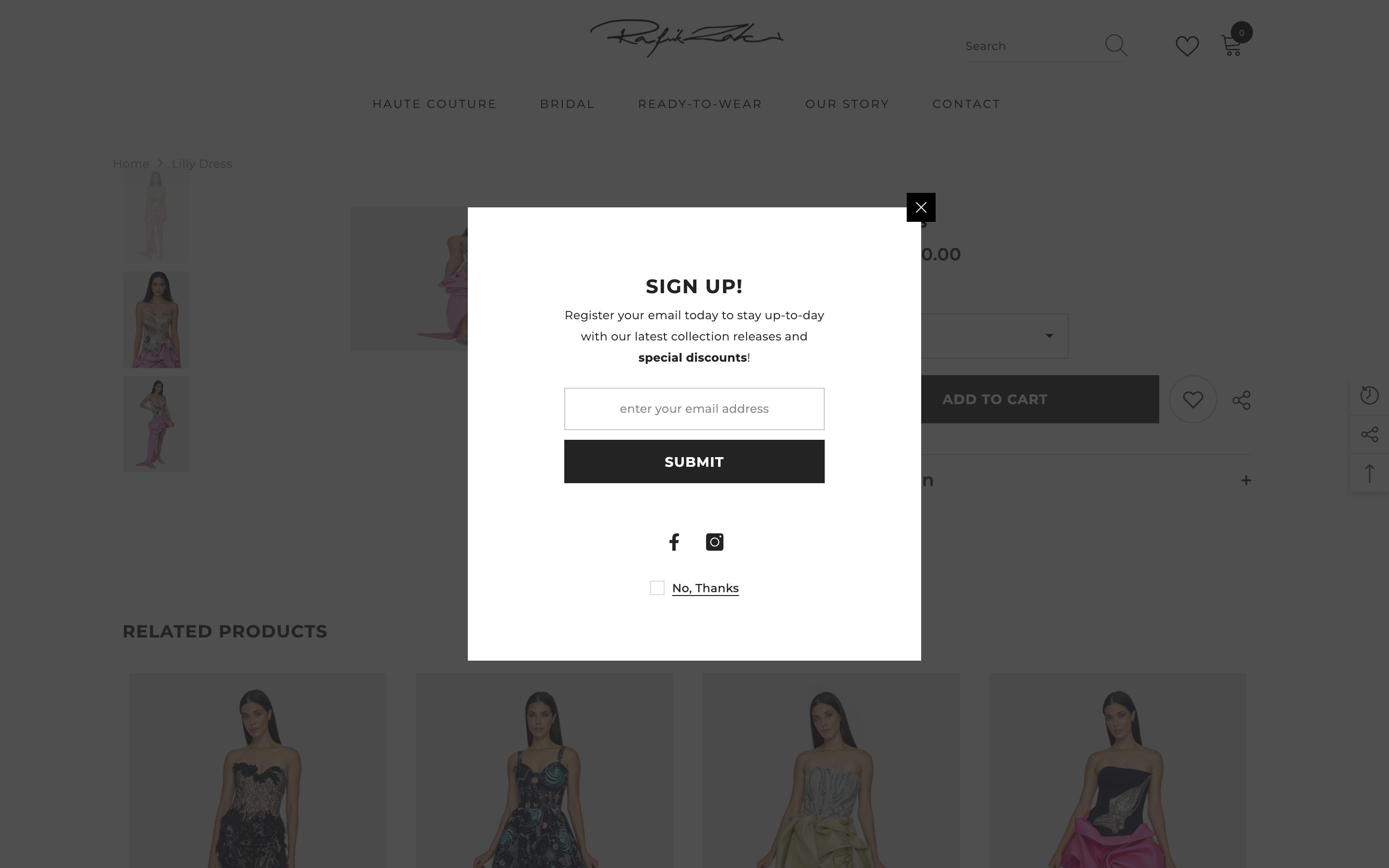 Rafik Zaki Couture screenshot 4