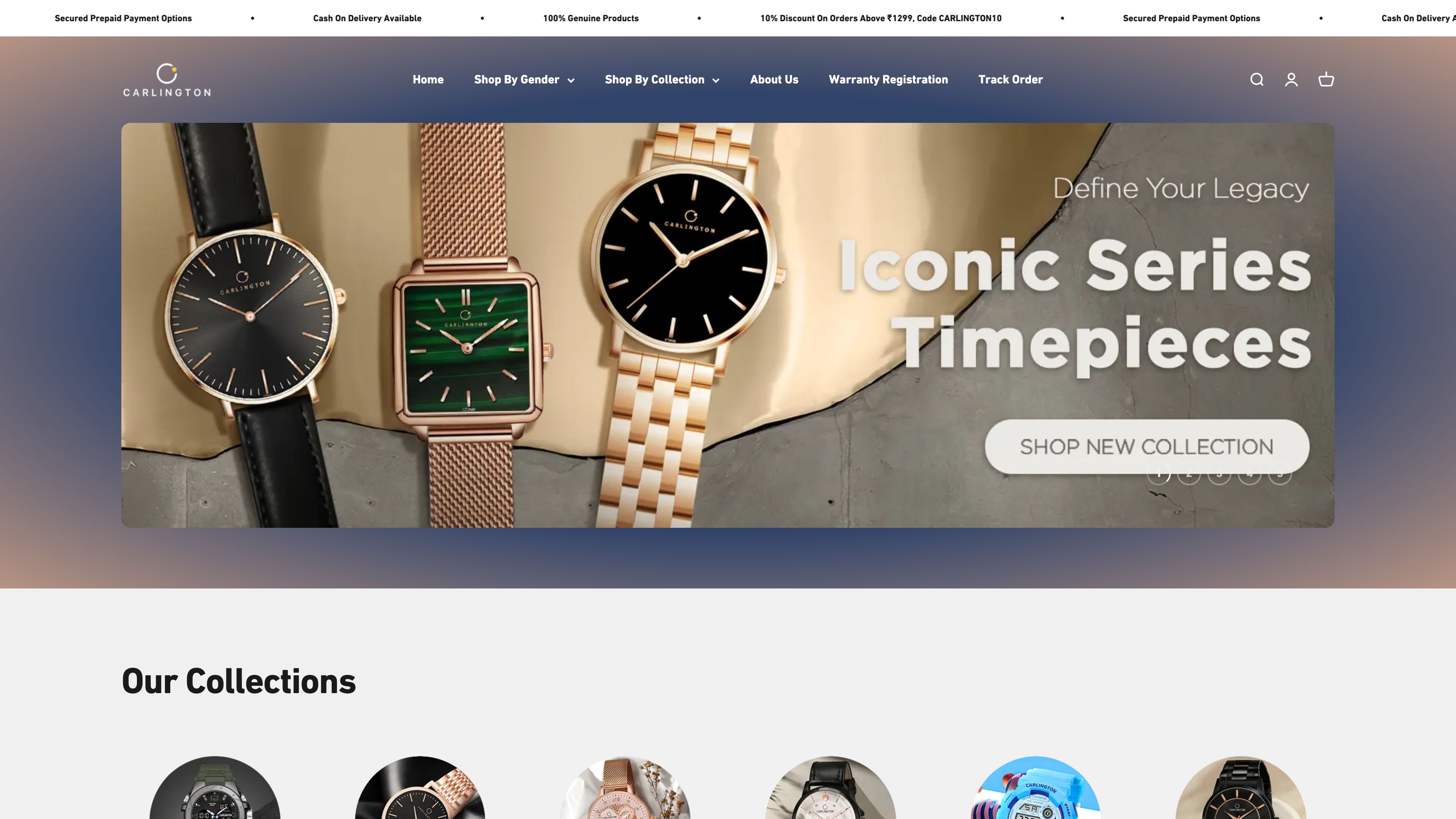 Store redesign for Carlington screenshot 5