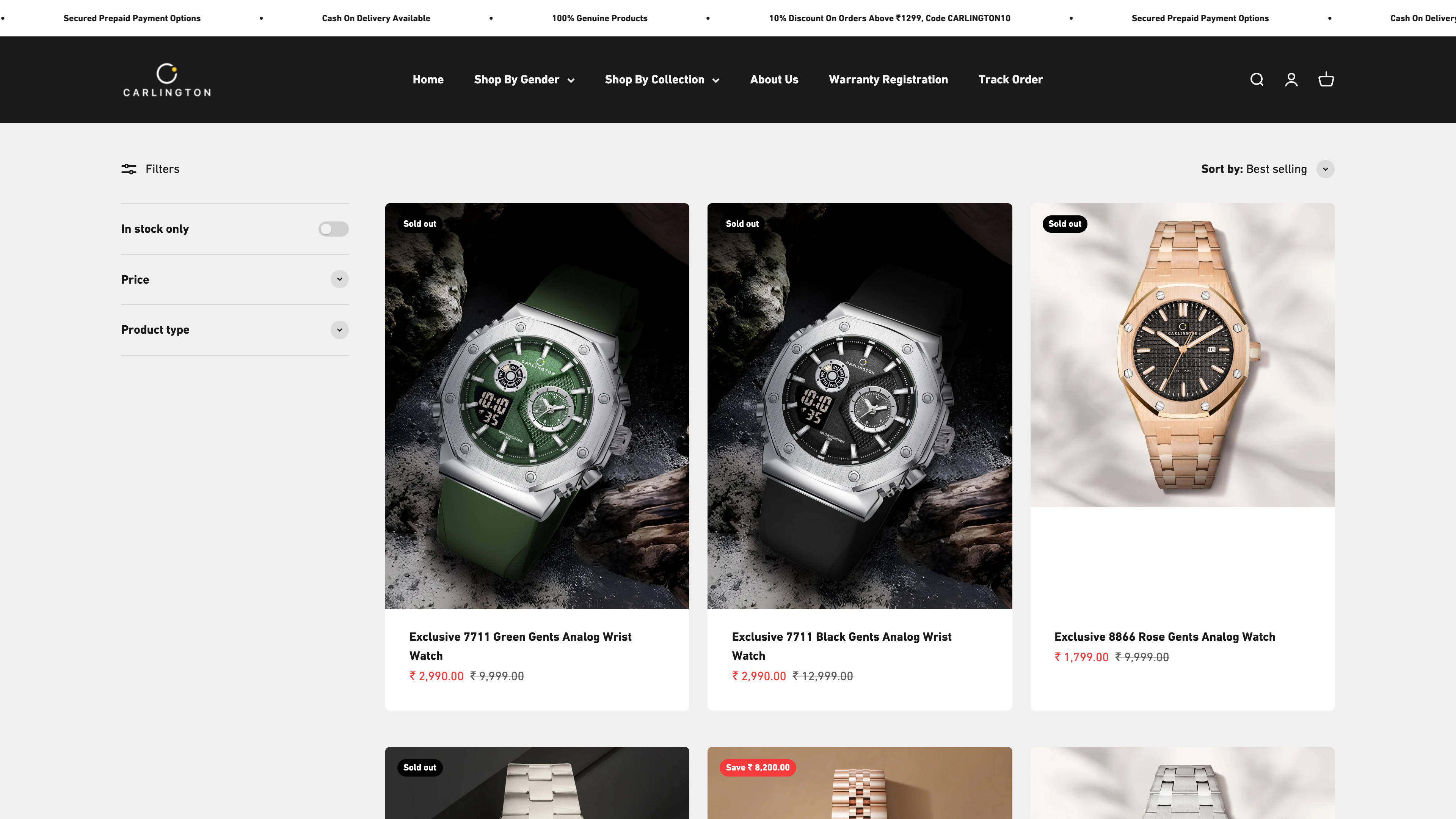Store redesign for Carlington screenshot 3