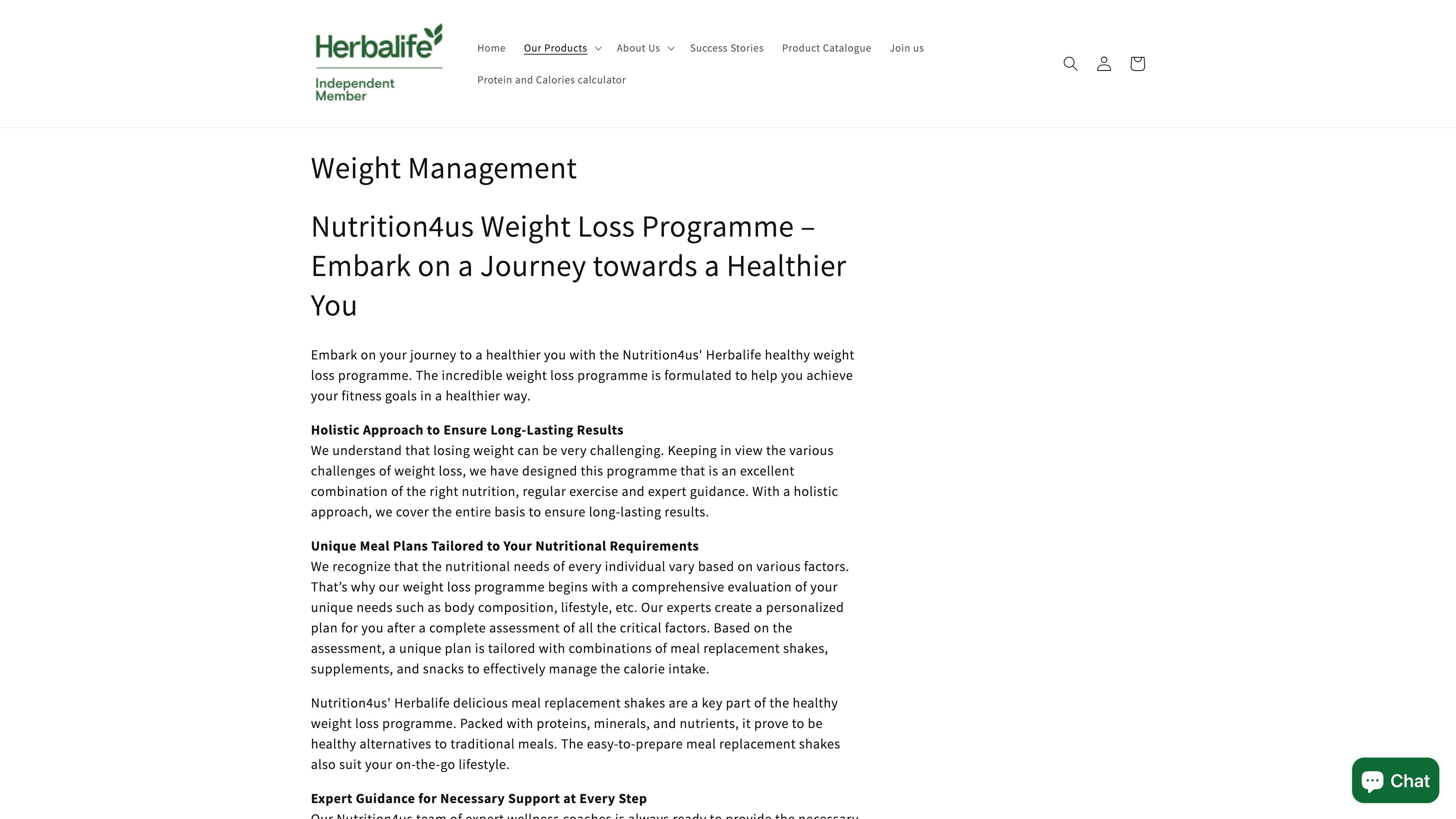 Nutritionist Website Development screenshot 4
