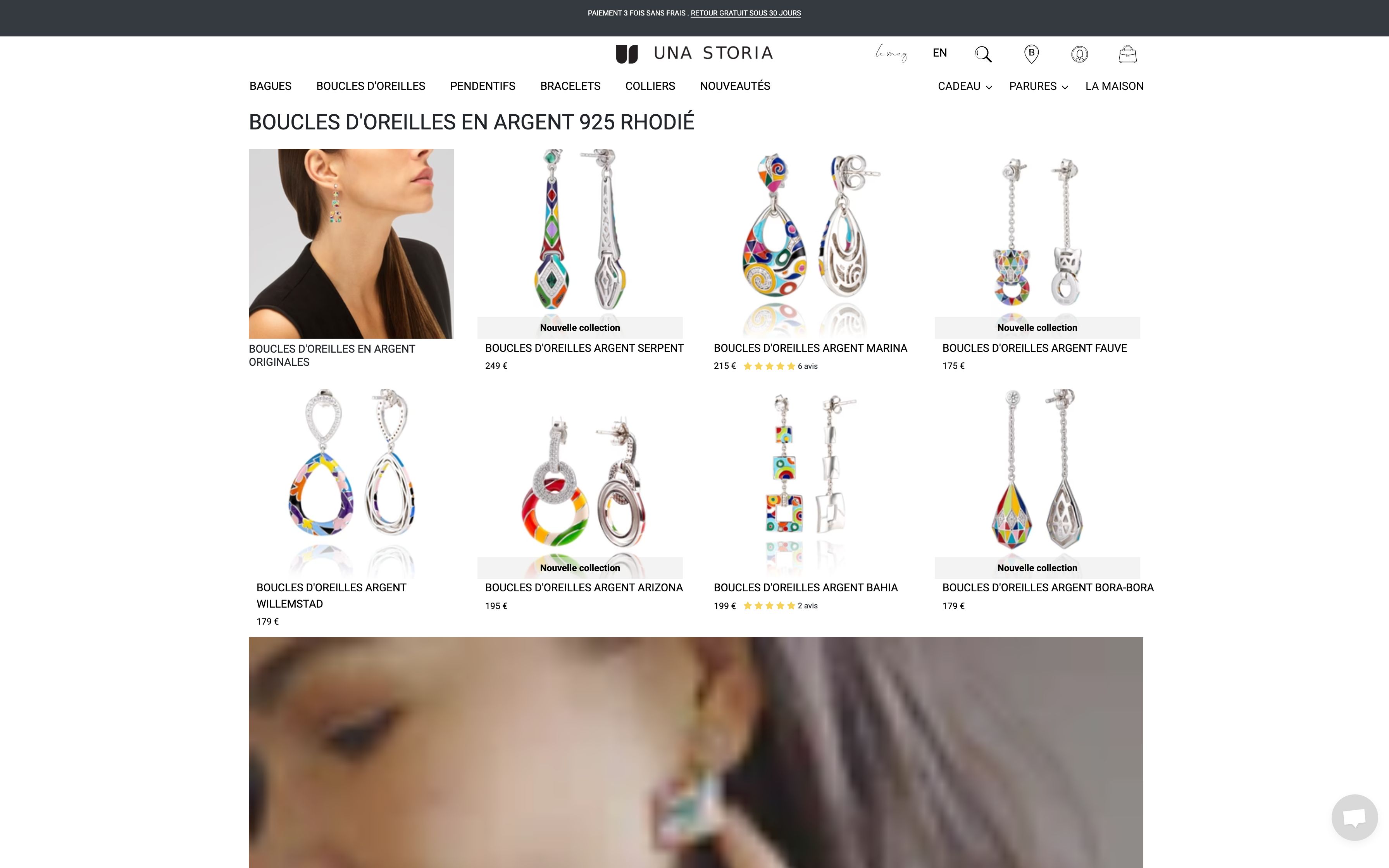 Una-storia : bijoux originaux argent femme screenshot 4