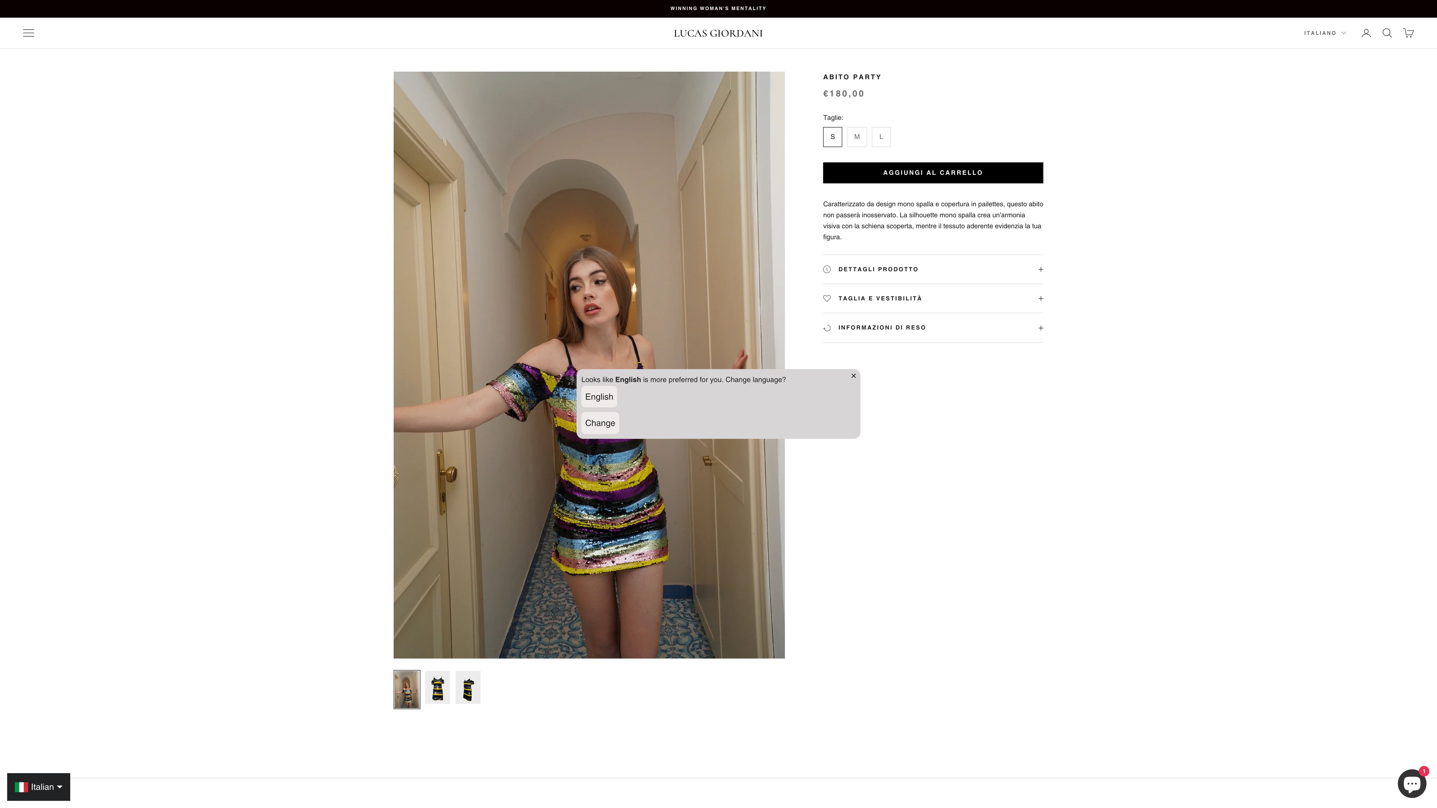 Lucas Giordani official website | Clothing - Shoes screenshot 2