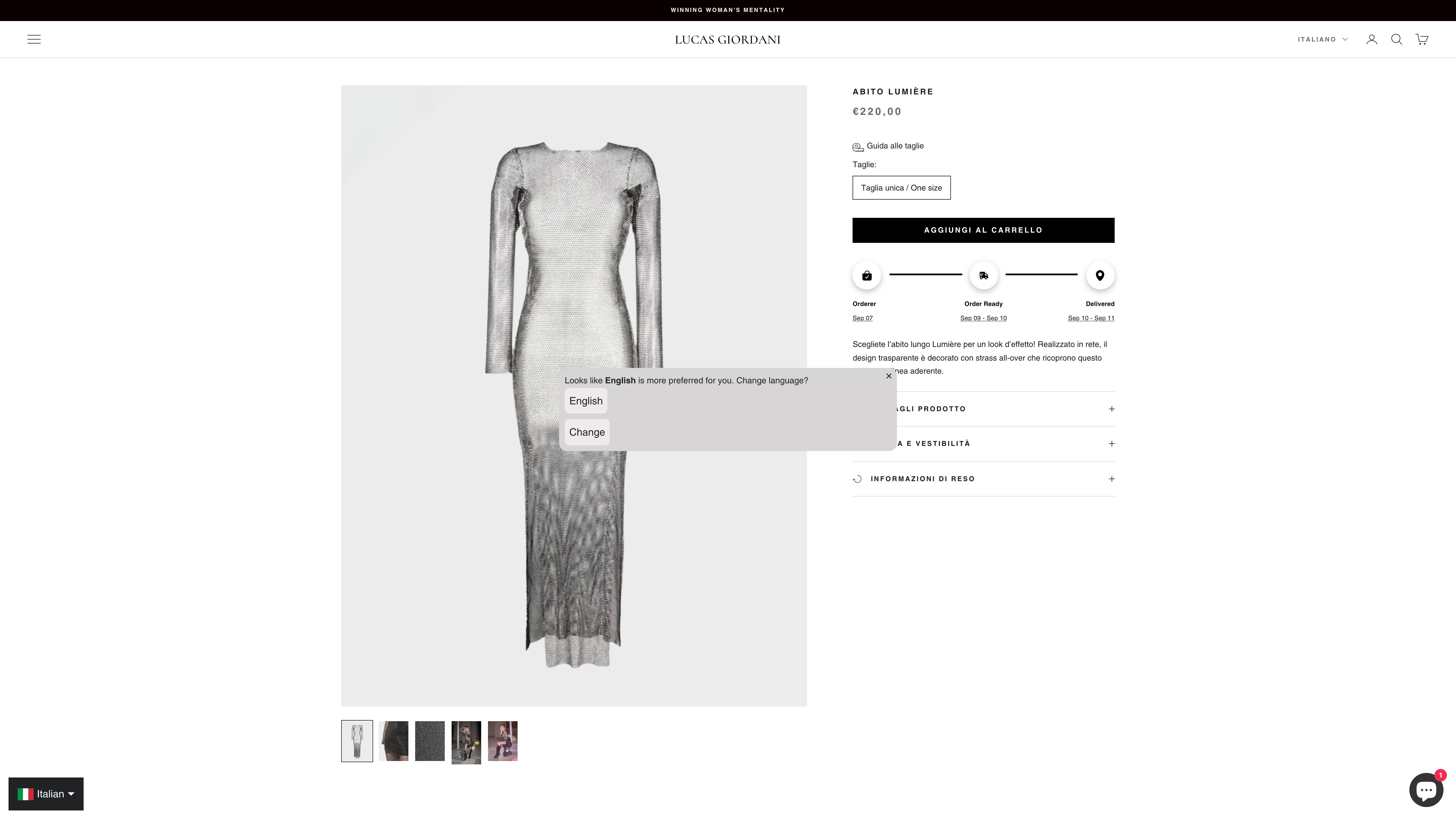 Lucas Giordani official website | Clothing - Shoes screenshot 5