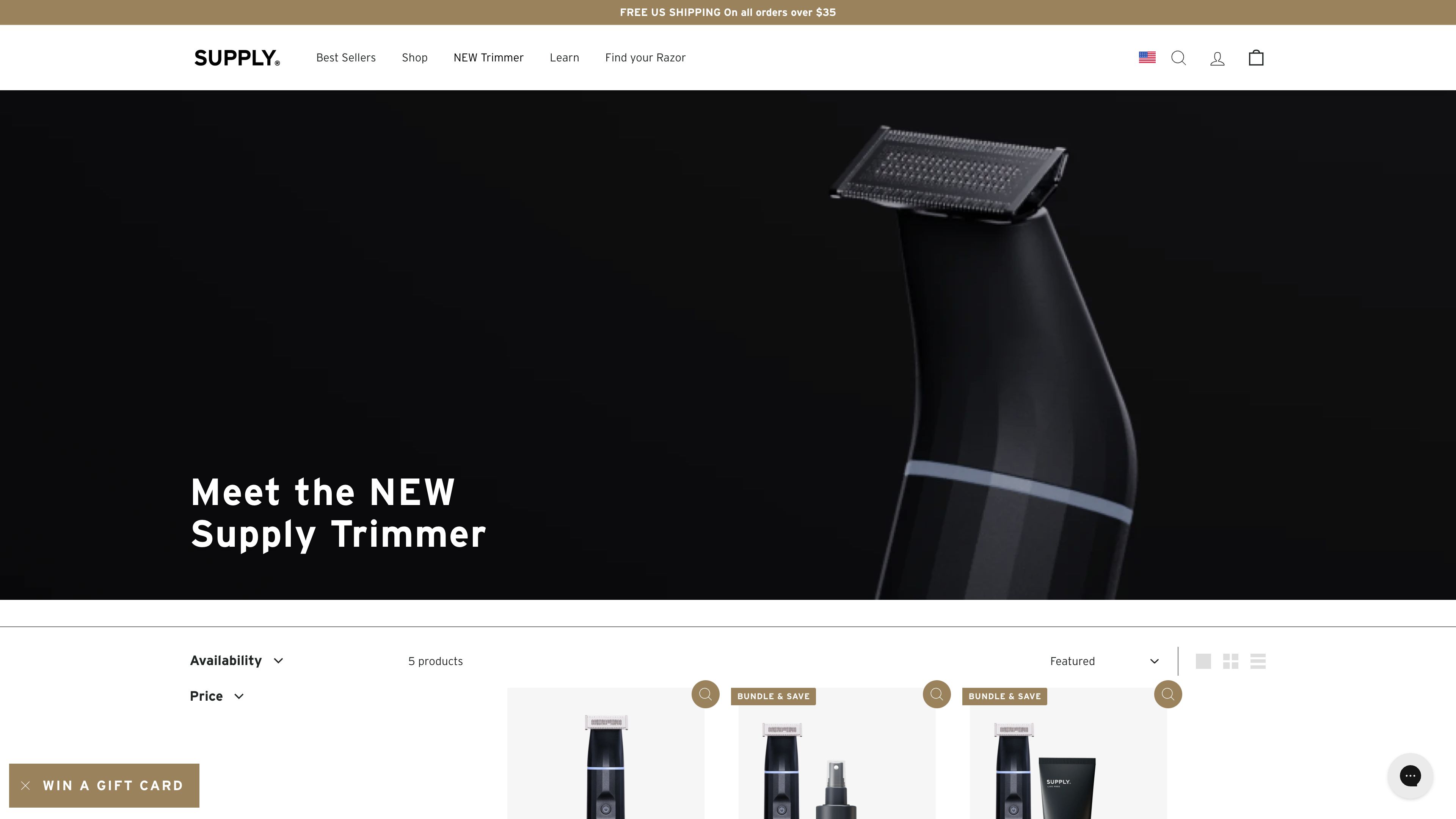 Custom Designed & Developed Store for Supply screenshot 4