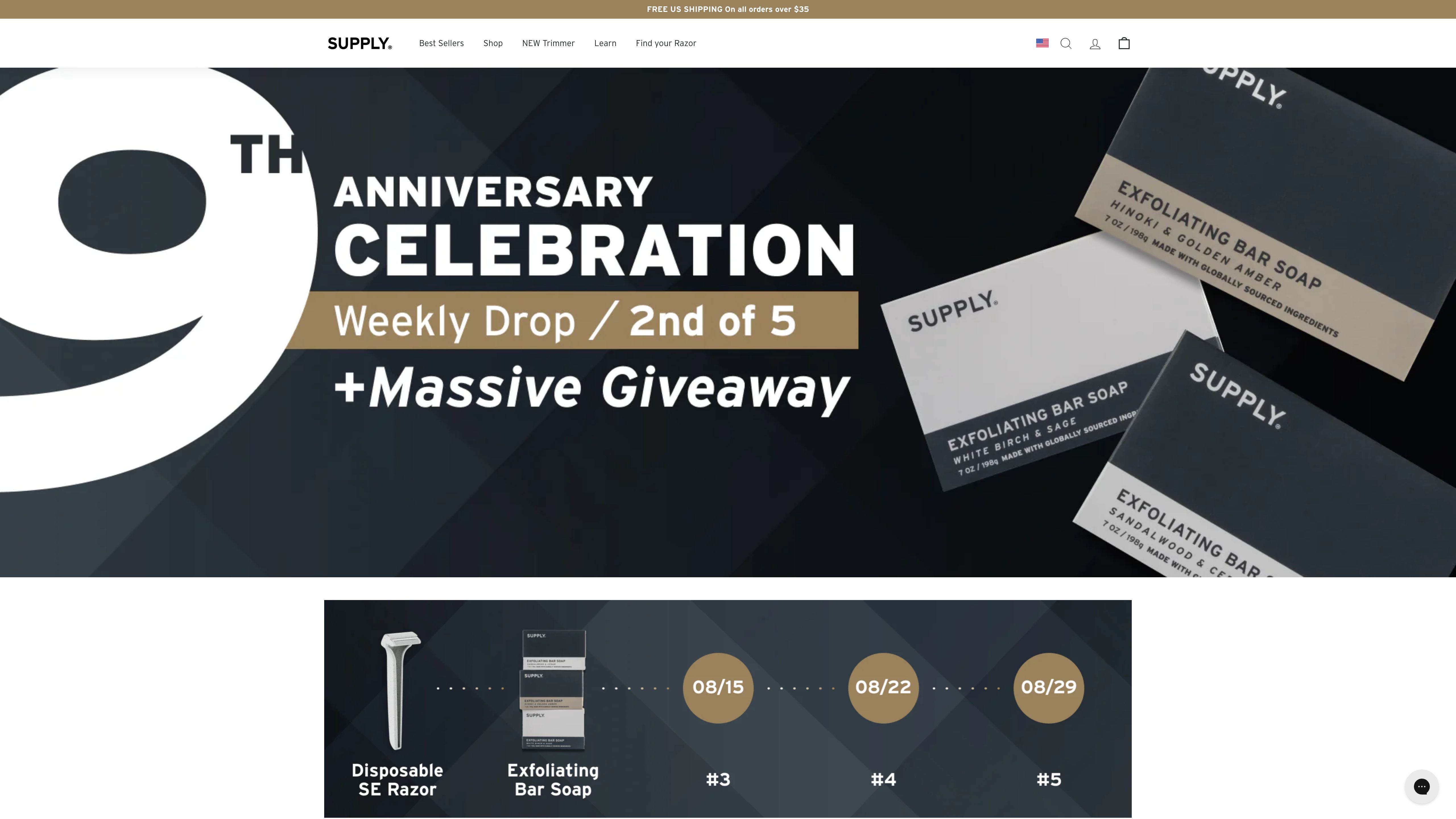 Custom Designed & Developed Store for Supply screenshot 2