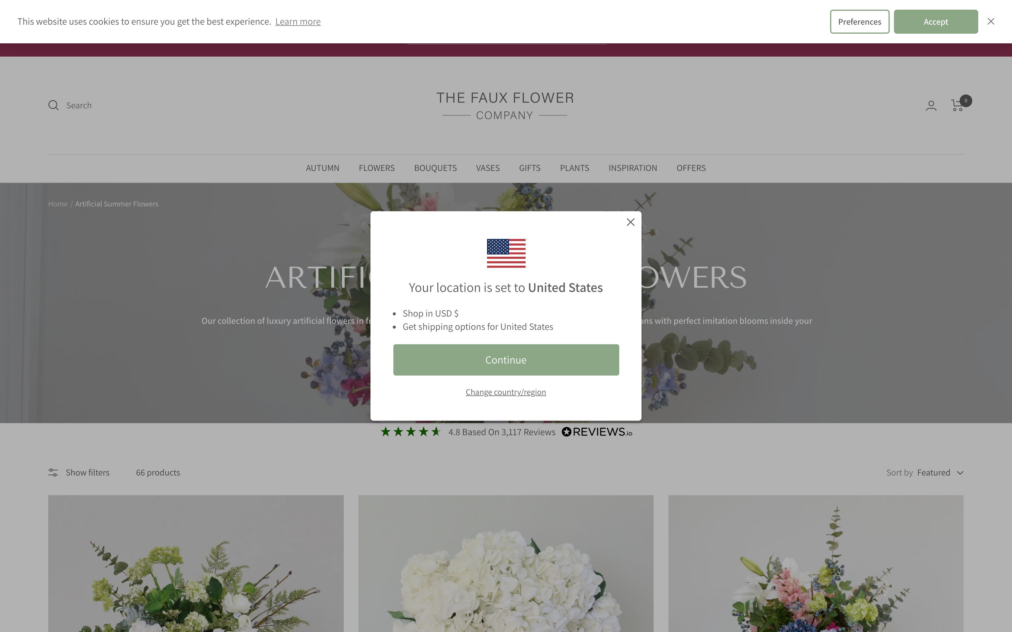 The faux flower company  screenshot 2