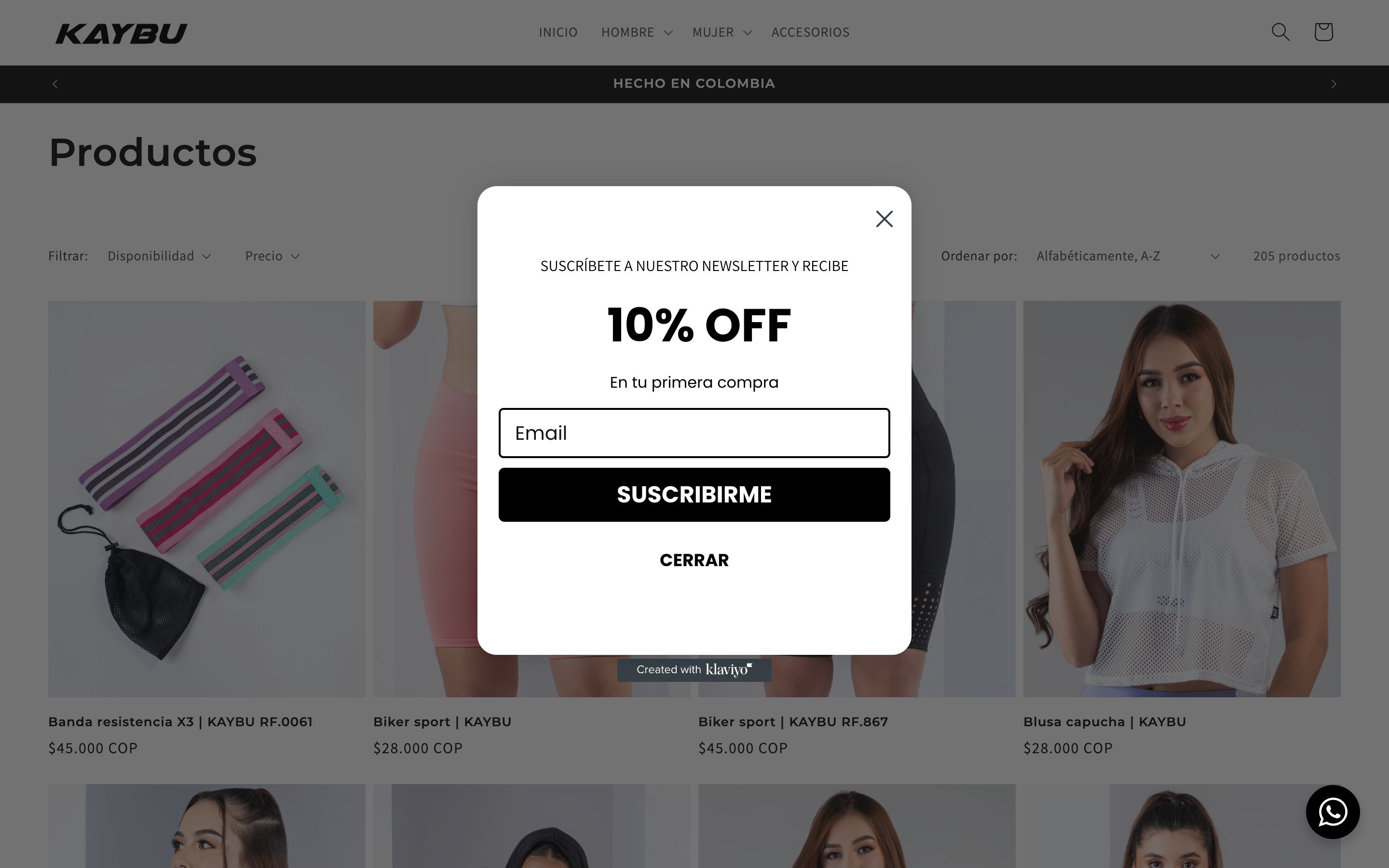 Tienda de ropa deportiva screenshot 4