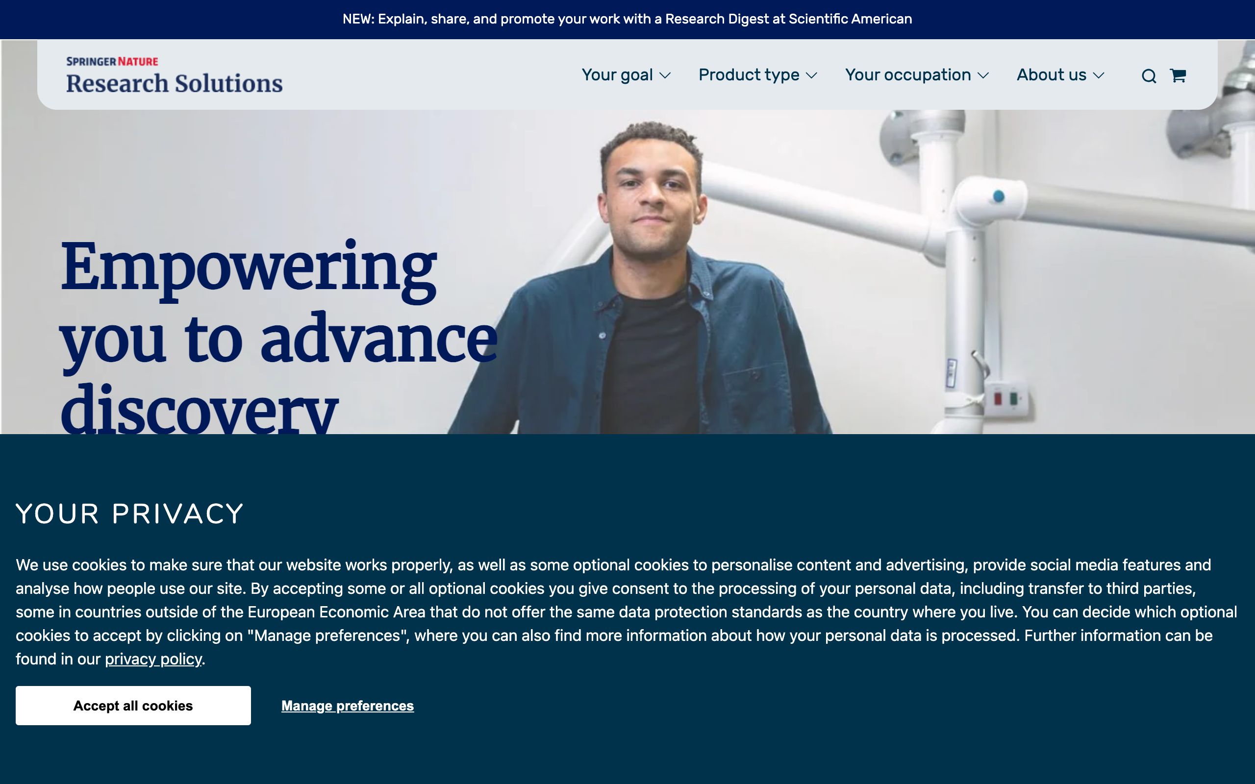 Springer Nature screenshot 5