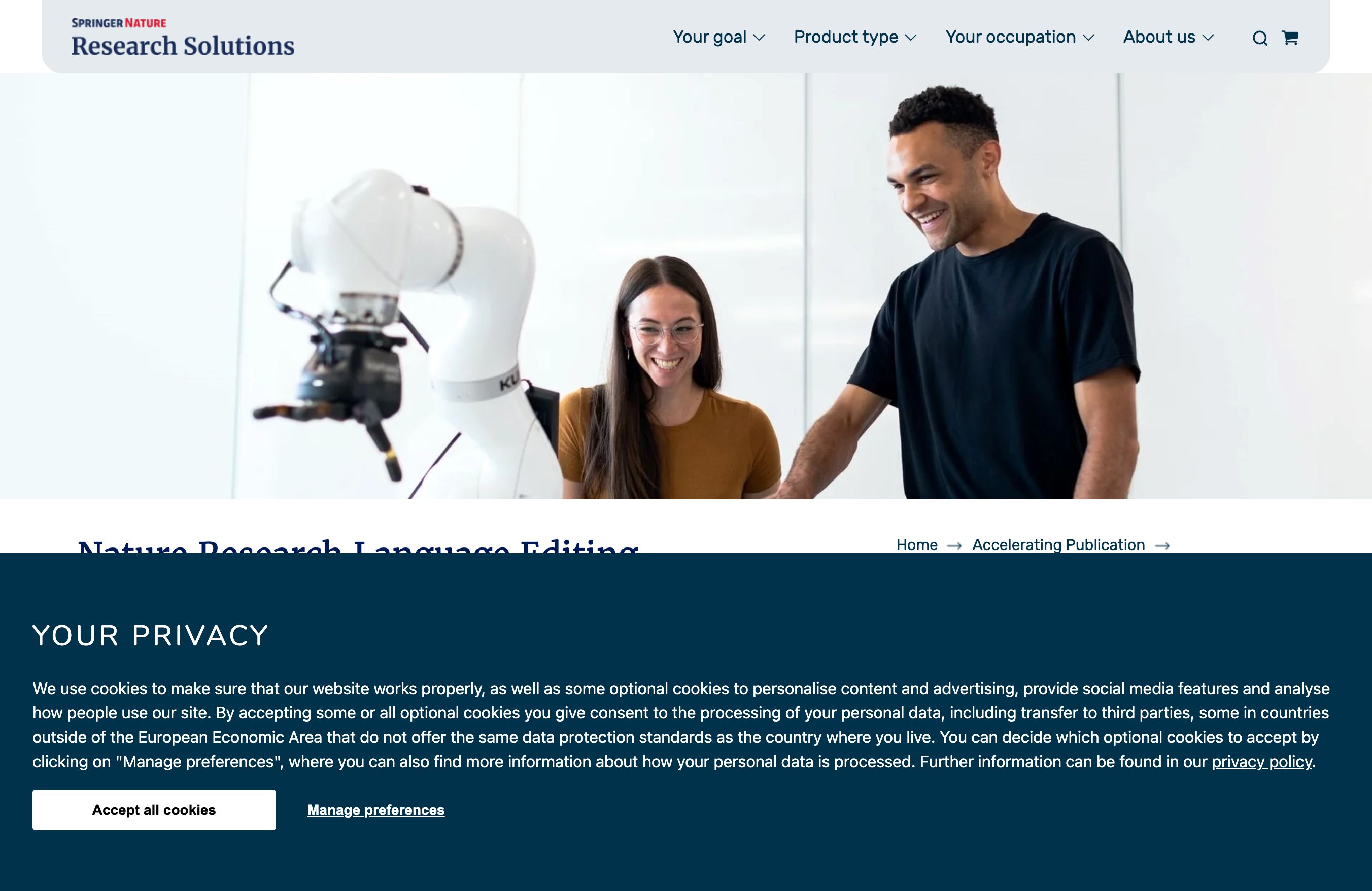 Springer Nature screenshot 4