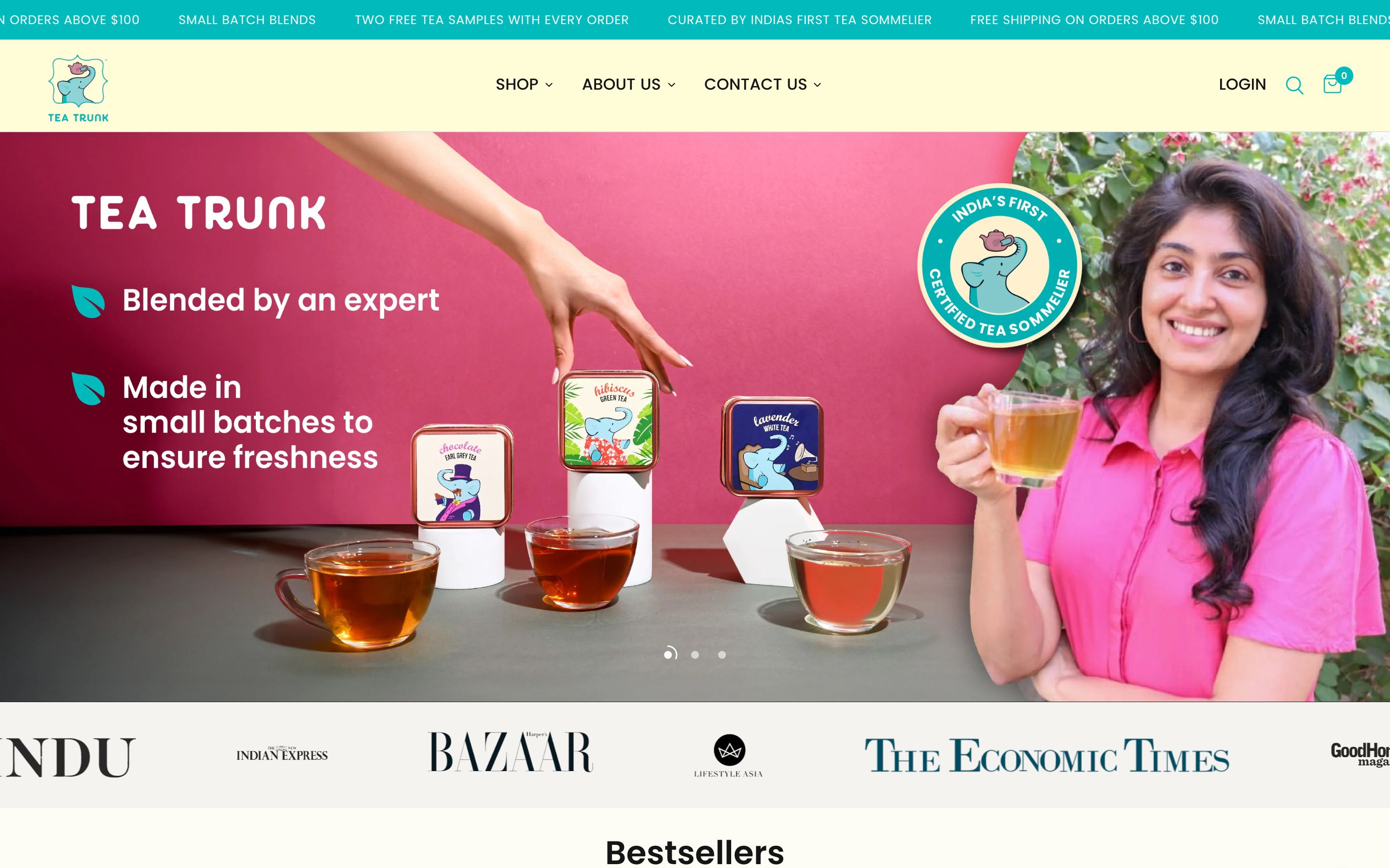 Tea Trunk screenshot