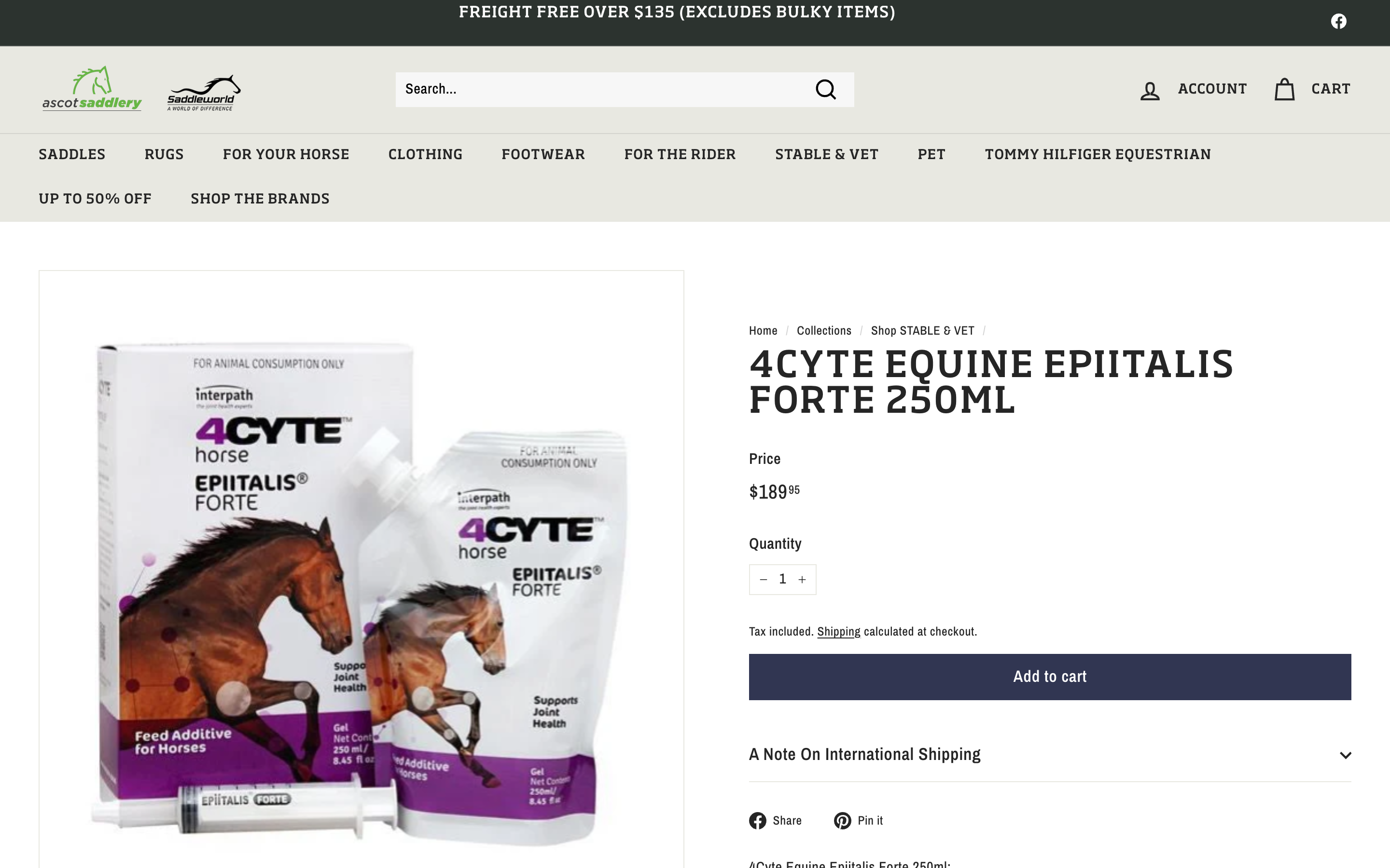 Ascot Saddlery screenshot 6