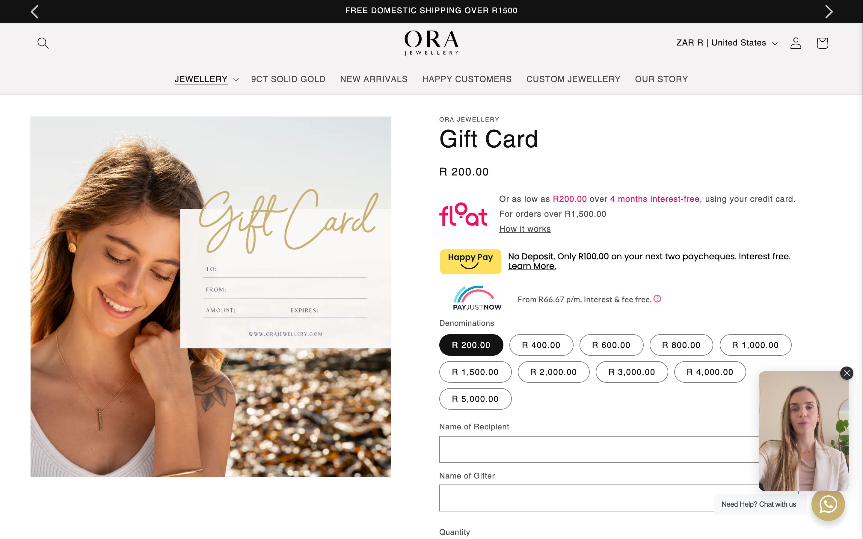 Ora Jewellery screenshot 5
