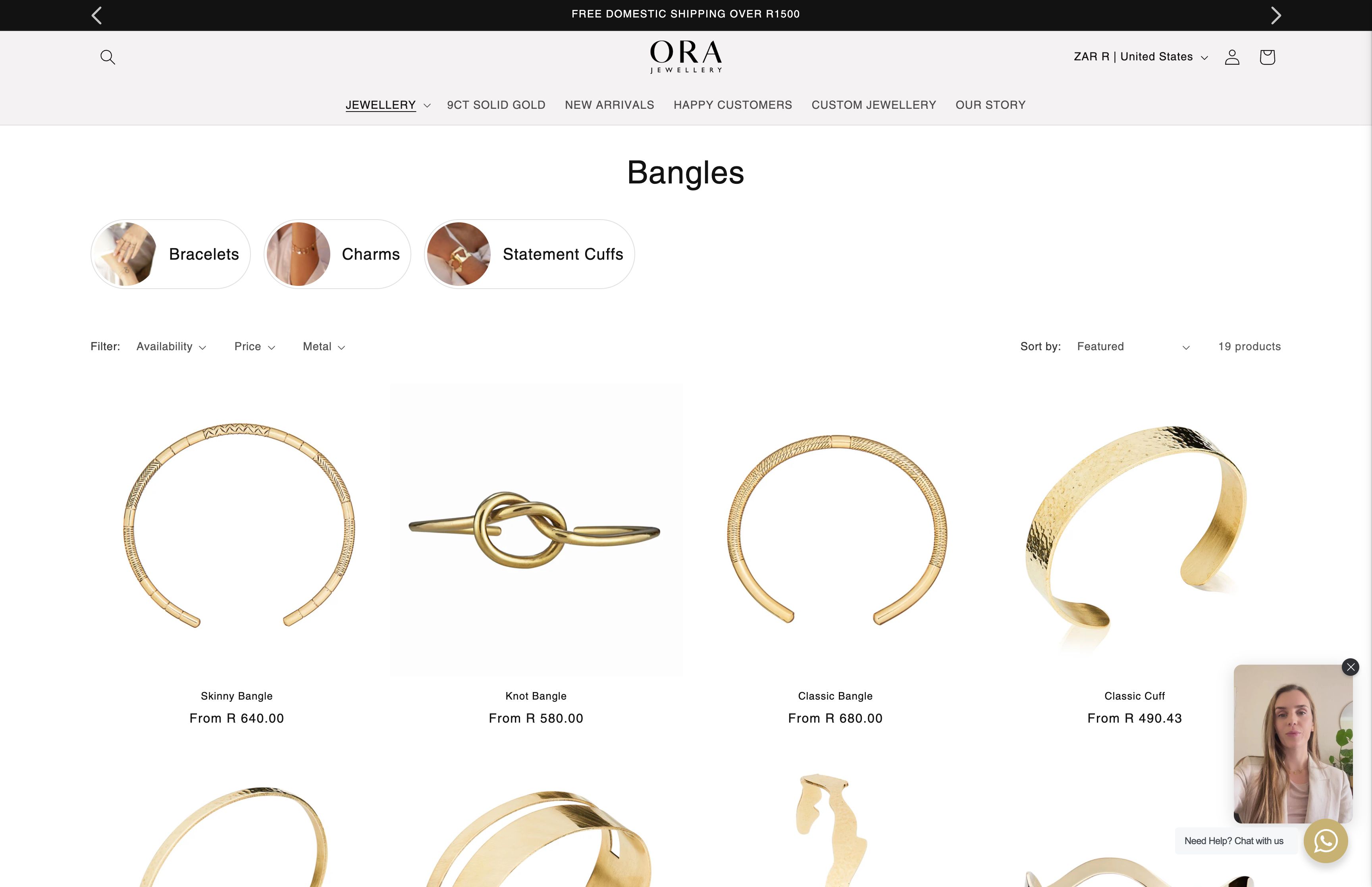 Ora Jewellery screenshot