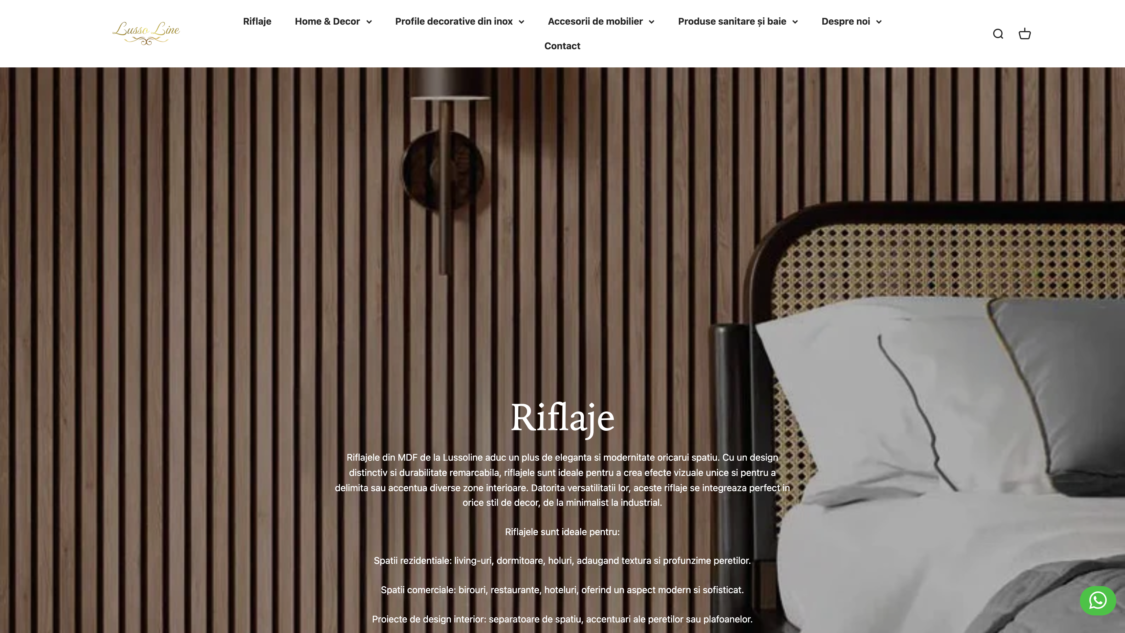 Shopify Start-Up Success: Lussoline's Launch with Cultivam Afaceri screenshot