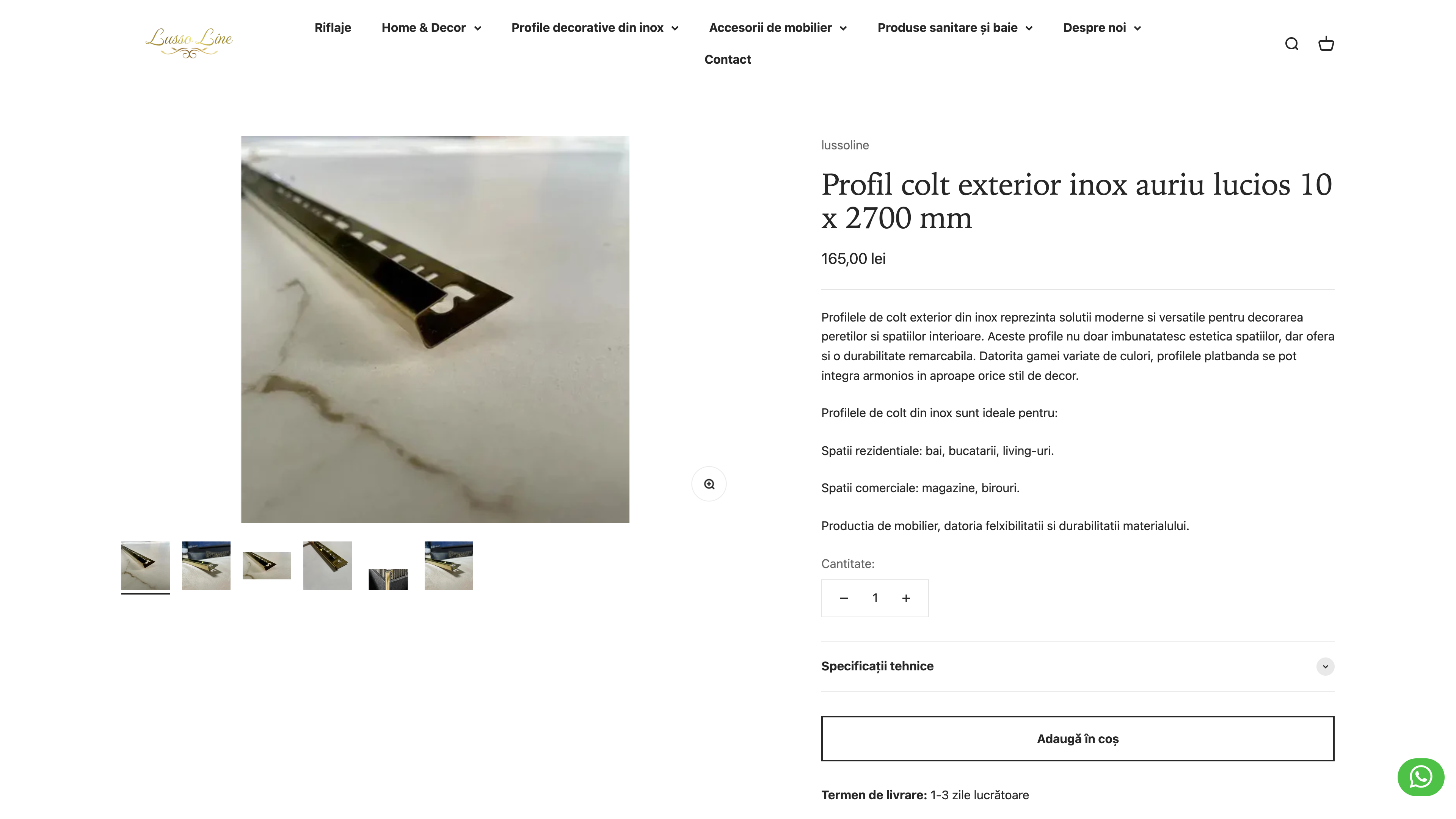 Shopify Start-Up Success: Lussoline's Launch with Cultivam Afaceri screenshot 5